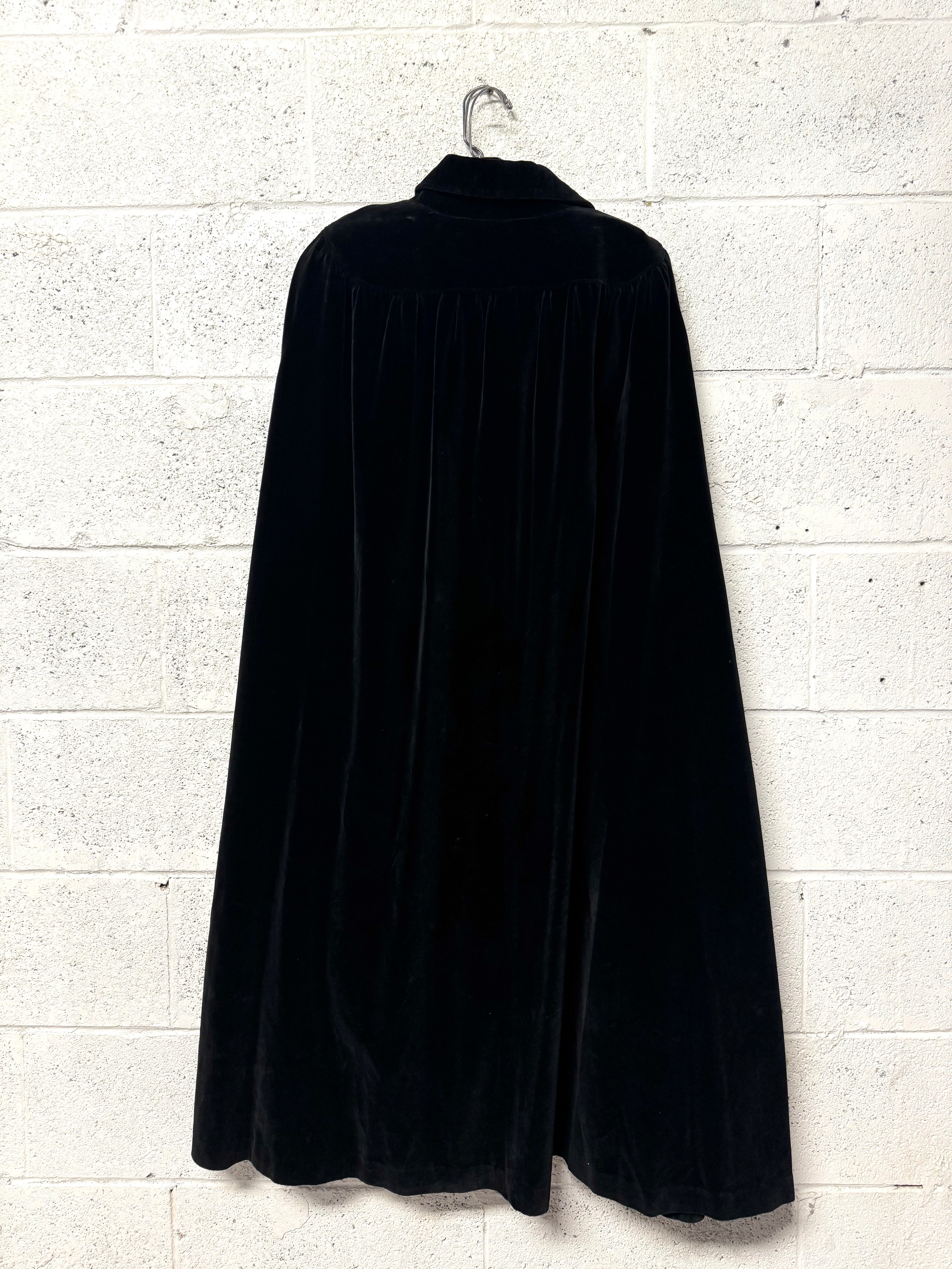 Cape velours noir O’trio