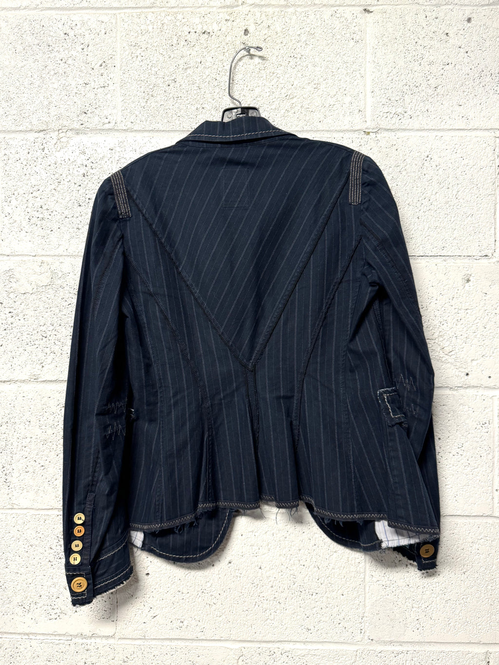 Veste en jean a rayure Y2K Marithé François Girbaud