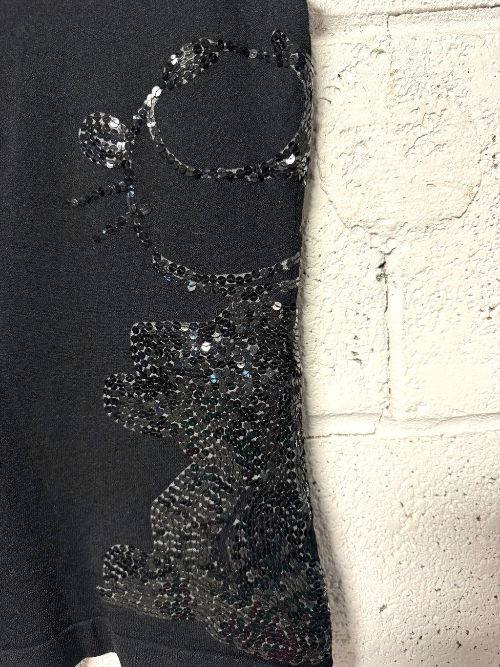 Top noir tricot JC de Castelbajac