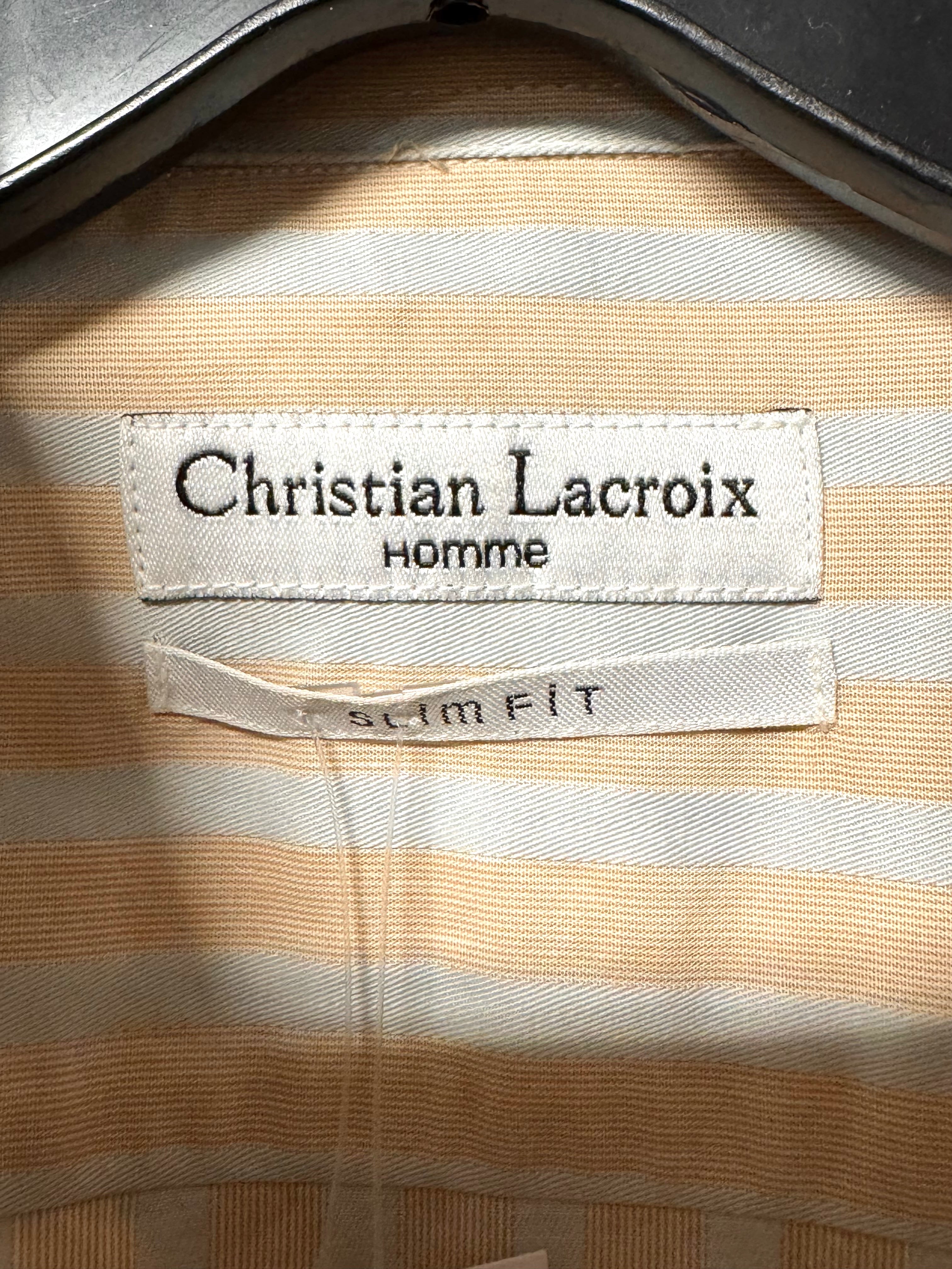 Chemise rayée bicolore Christian Lacroix Jeans