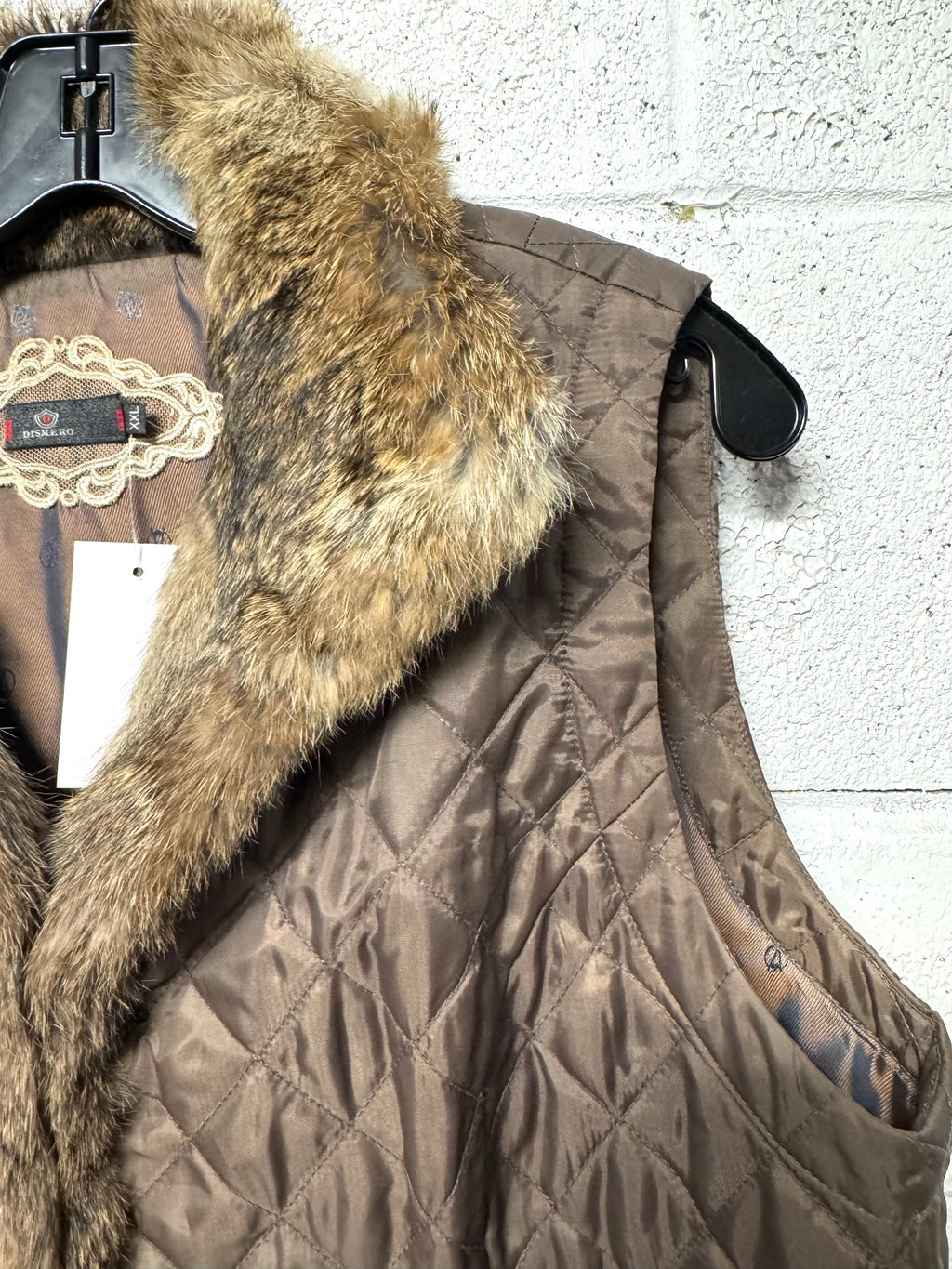 Gilet marron Dismero Y2K