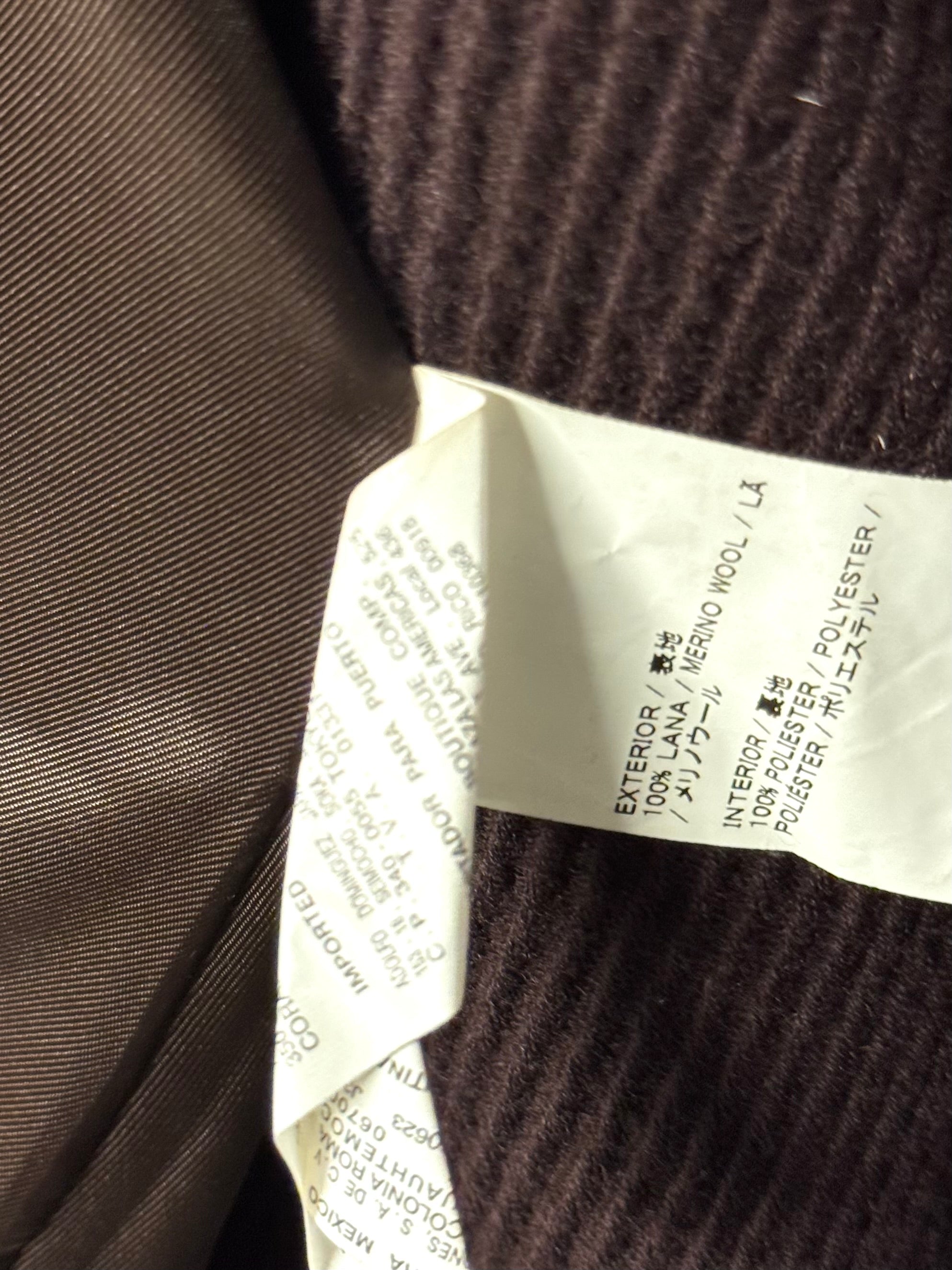 Veste Adolfo Dominguez Marron