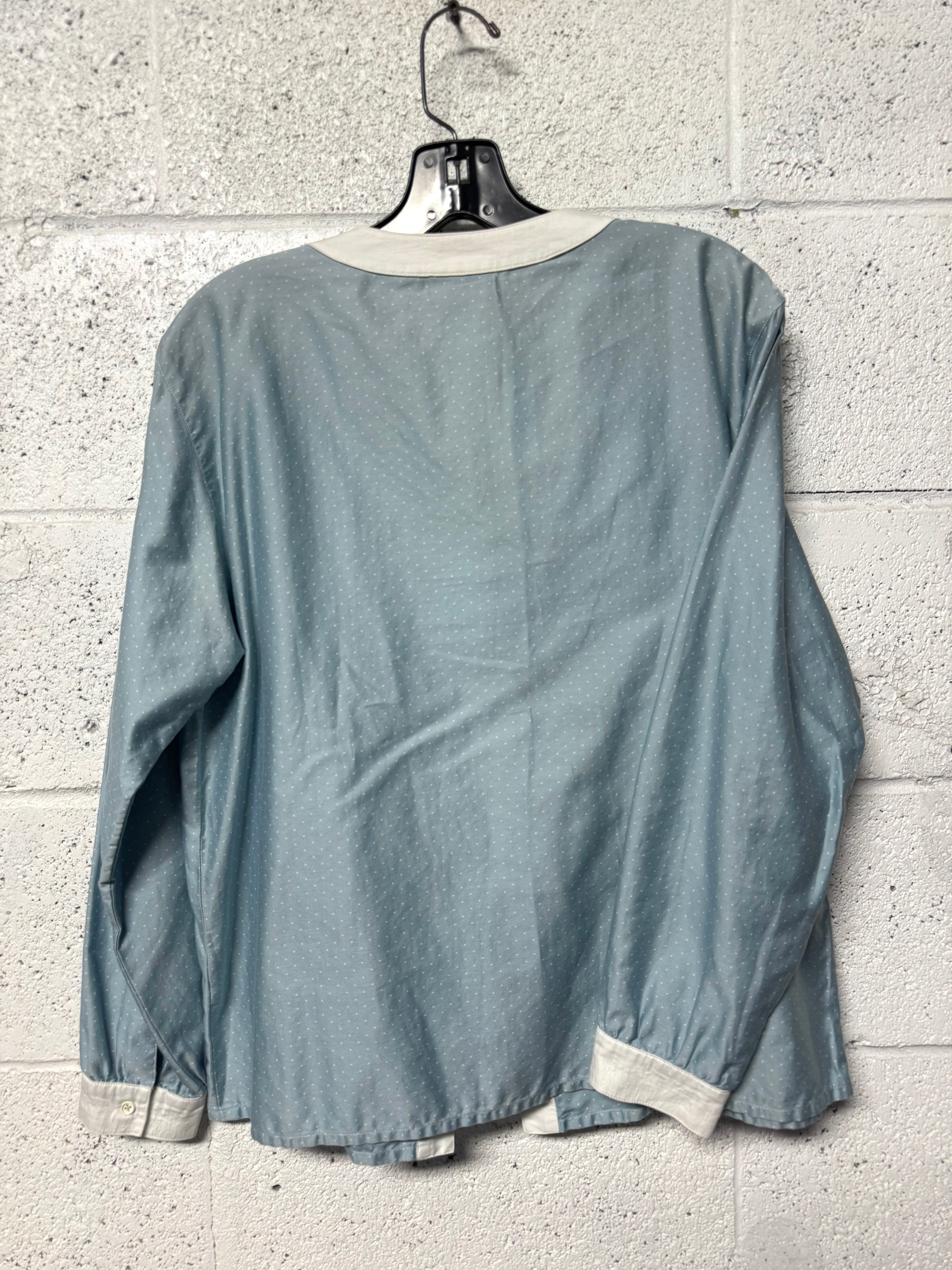 Chemise bicolore pois Courrèges