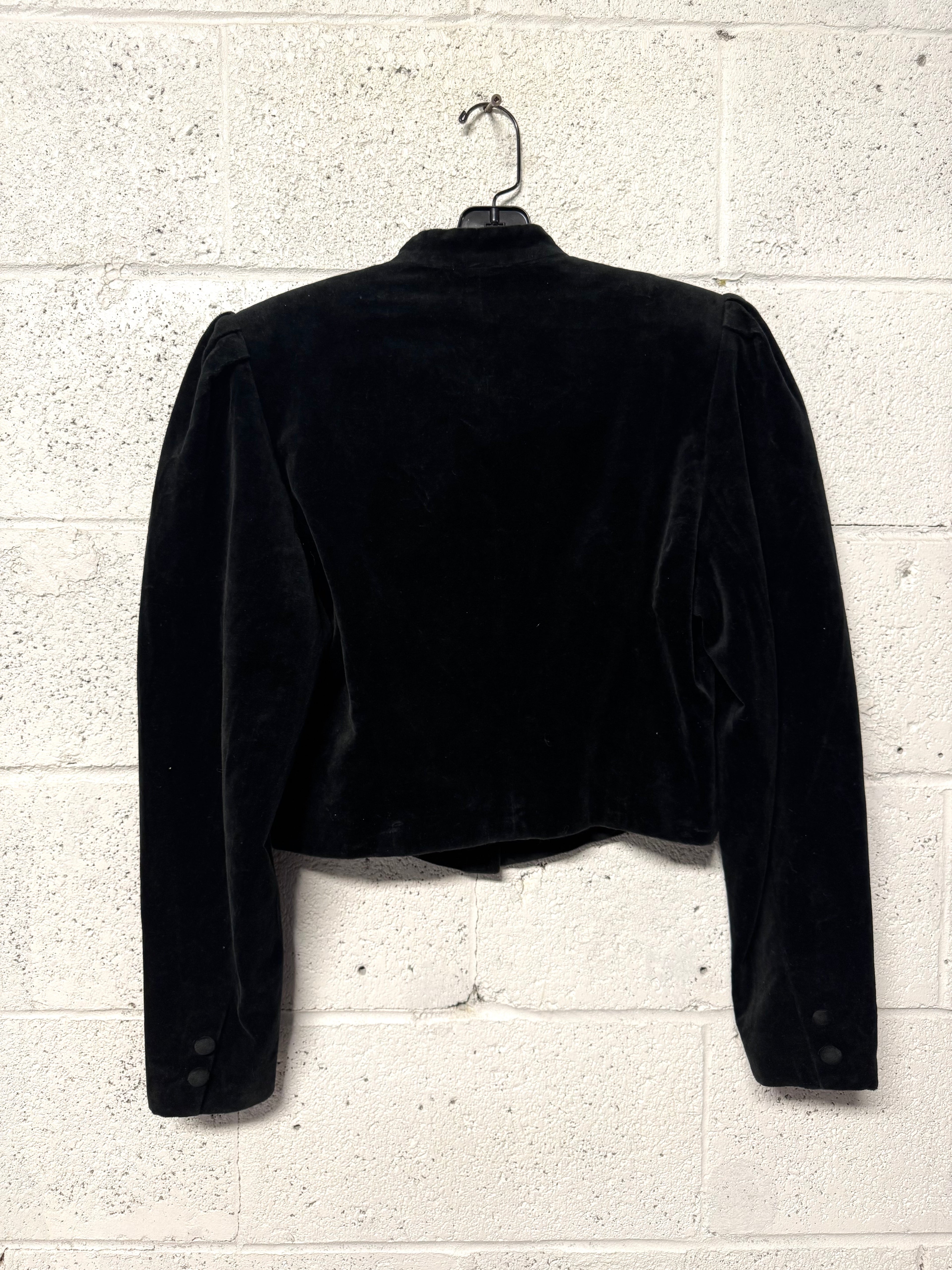 Veste velours noir Cacharel