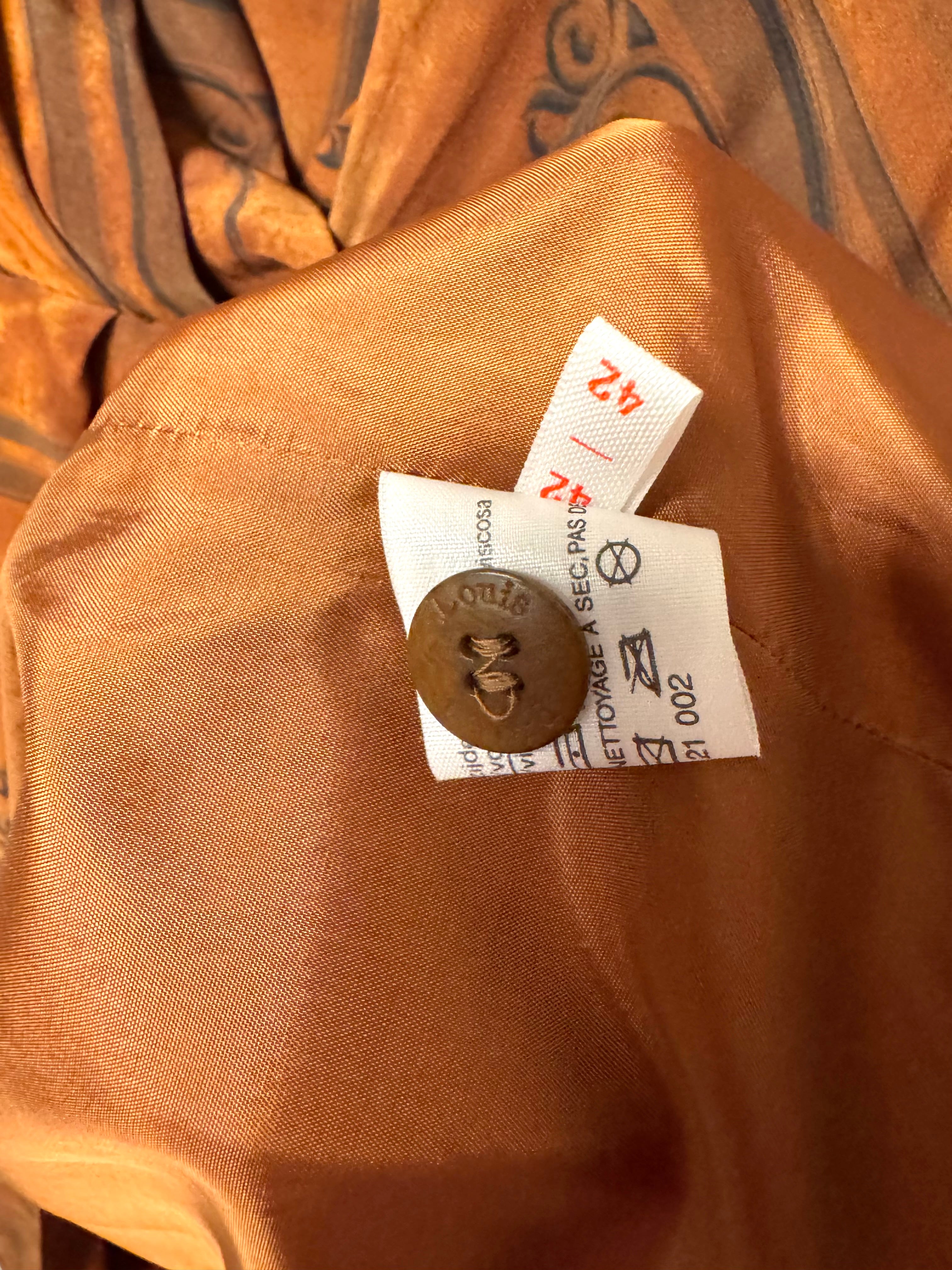 Robe Imprimé baroque marron Louis Féraud