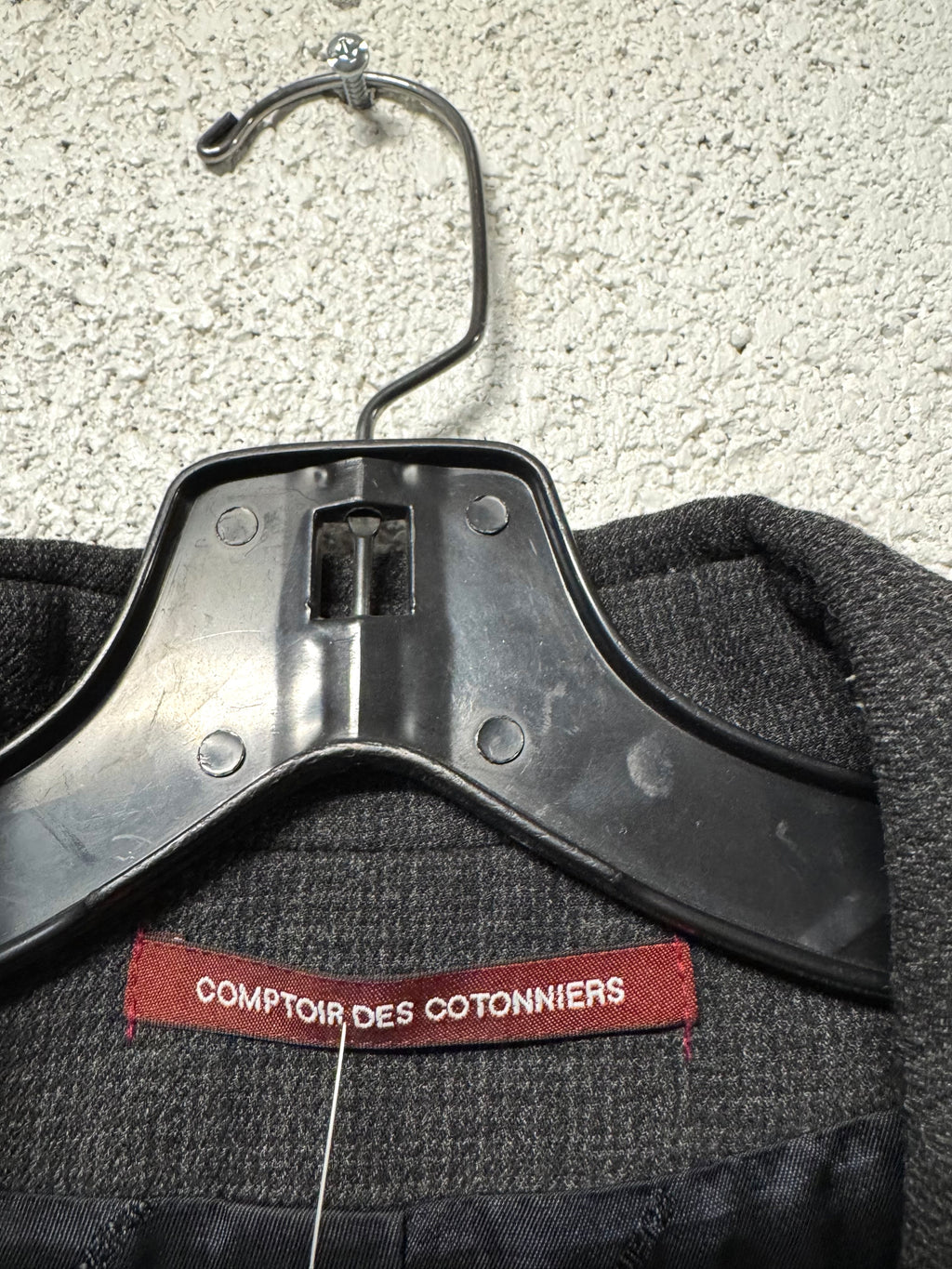 Veste courte grise moucheté Comptoir des cotonniers