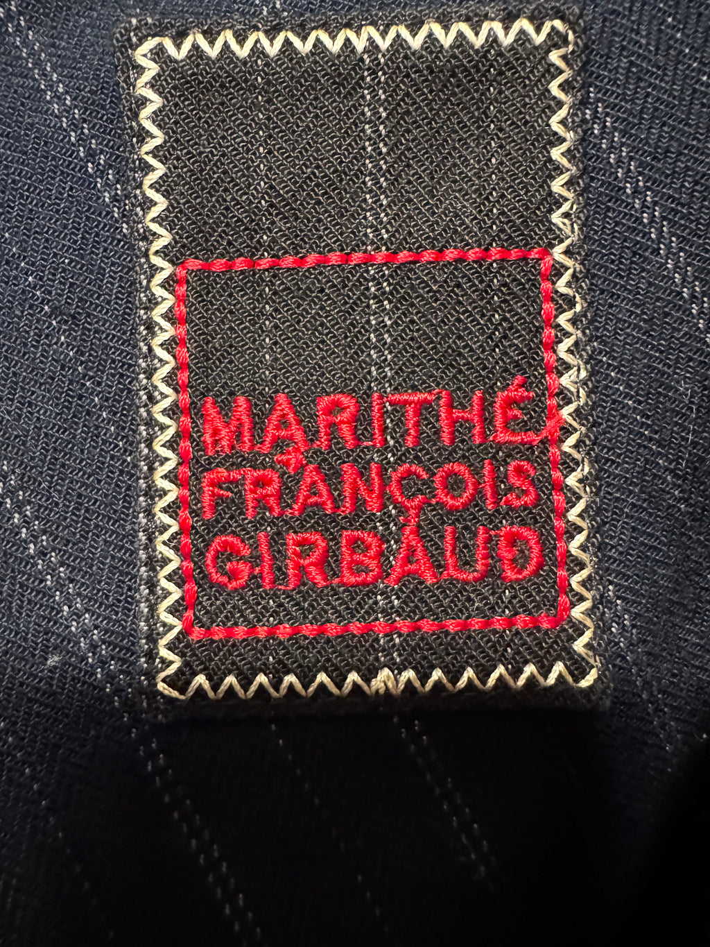 Veste en jean a rayure Y2K Marithé François Girbaud