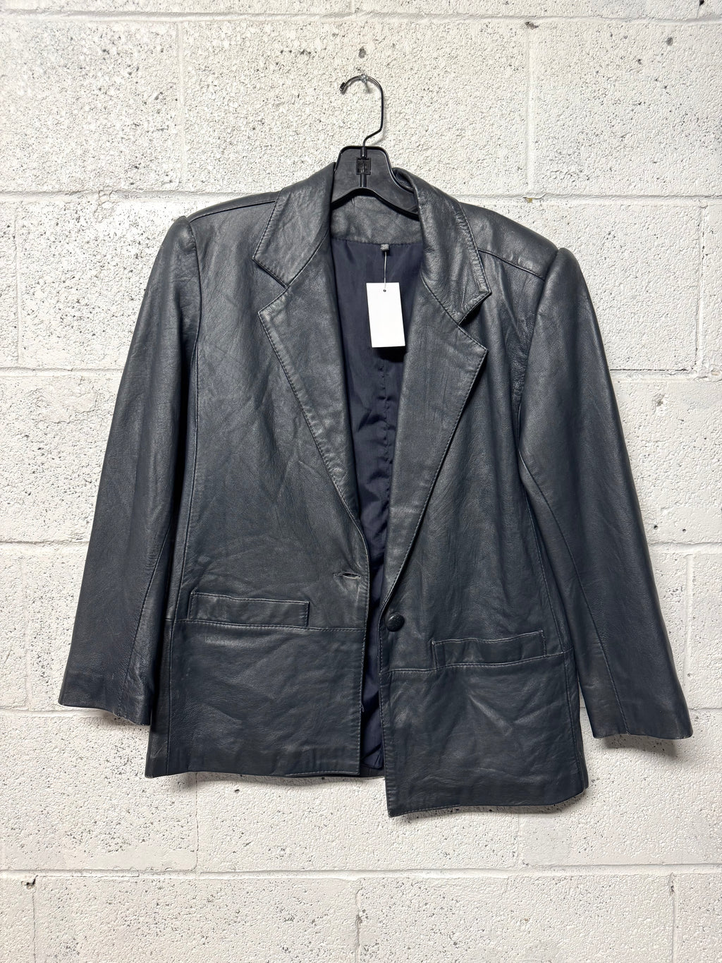 Blazer en Cuir Années 80