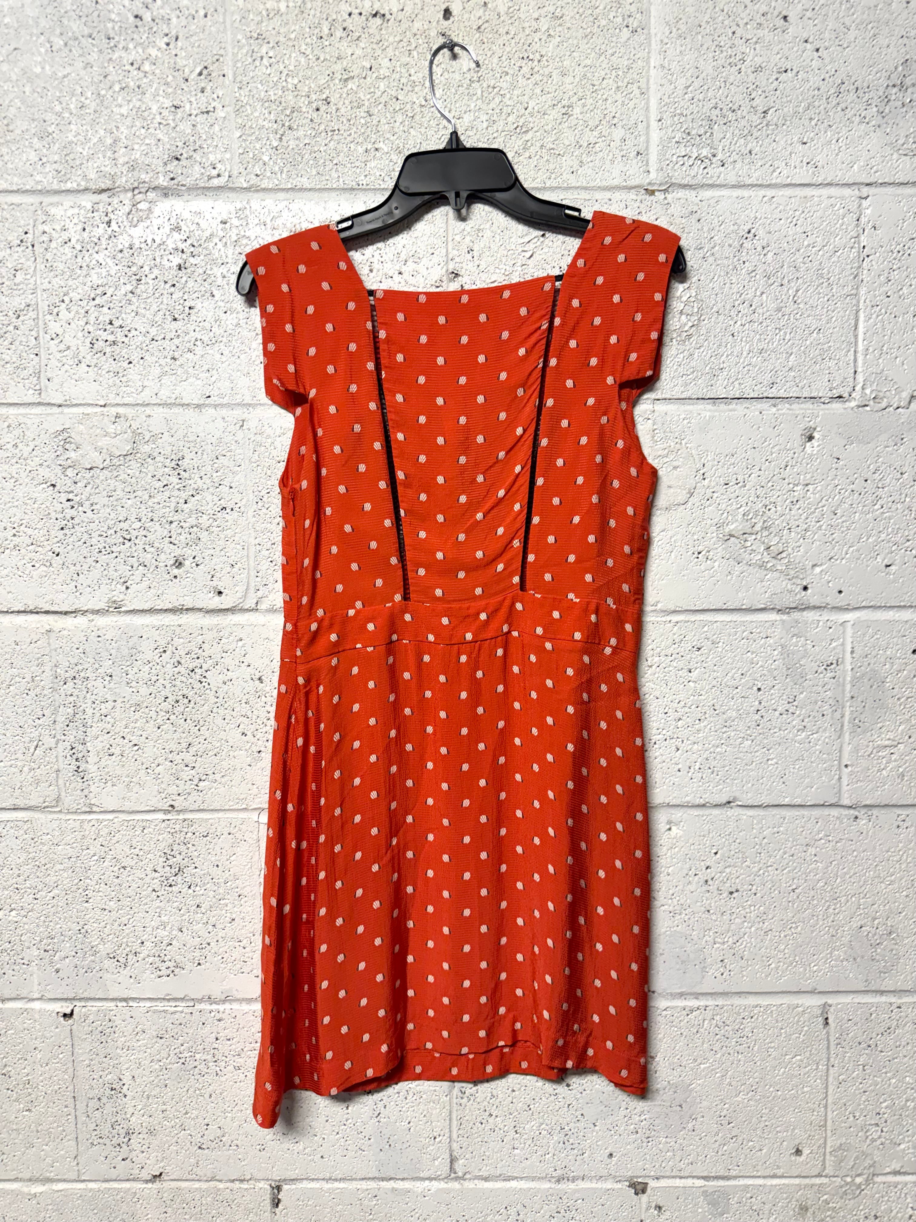 Robe été imprimé rouge et blanc Cop Copine