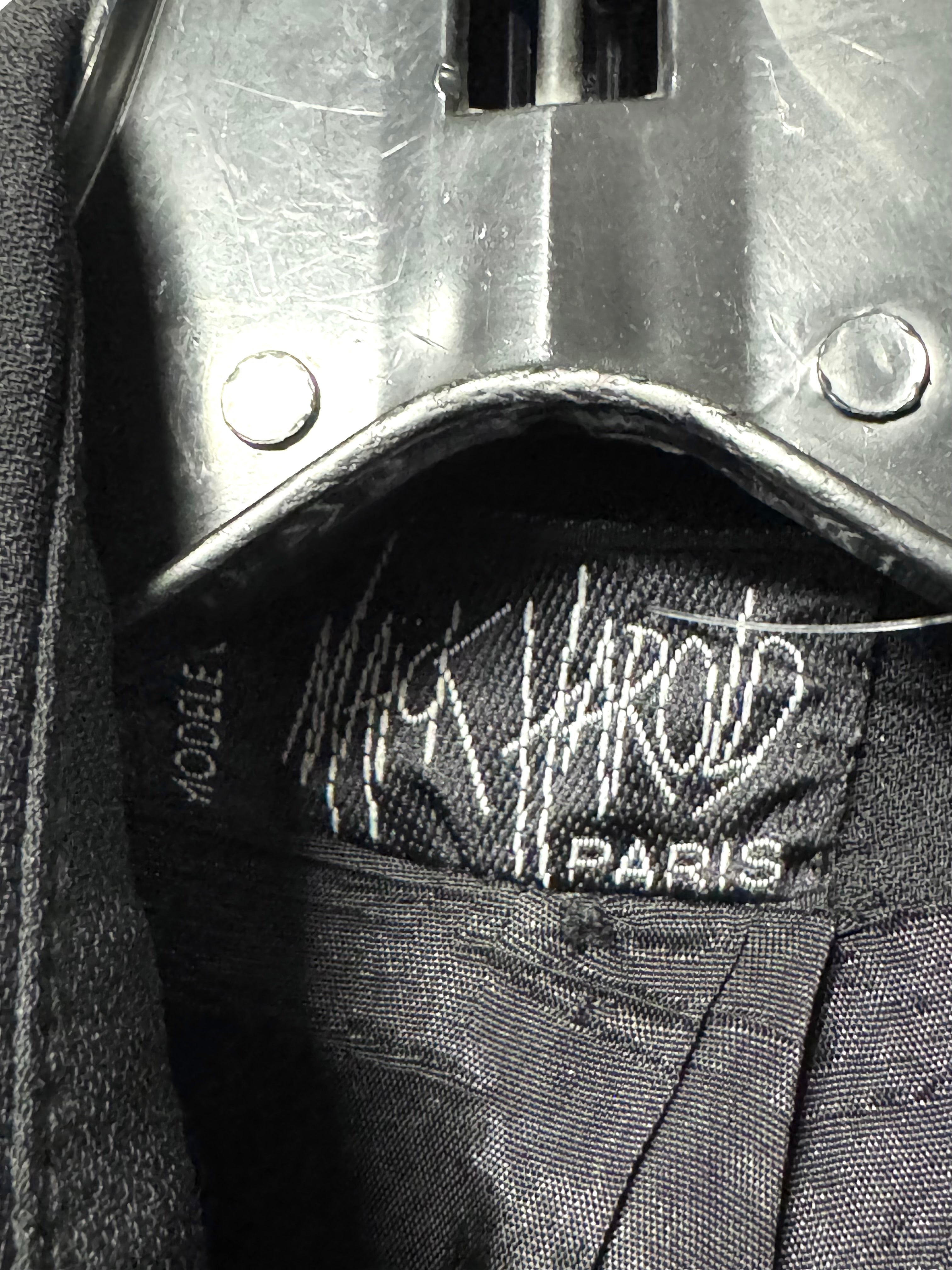 Robe noire broderie Mack Harold