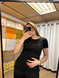 T-Shirt Noir Sonia  Rykiel Années 90