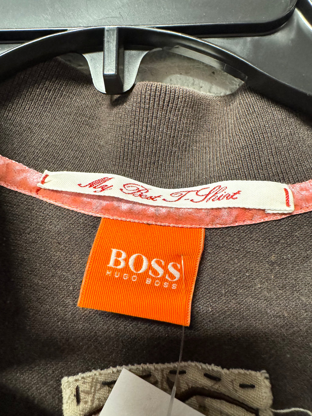 T-Shirt marron Hugo Boss