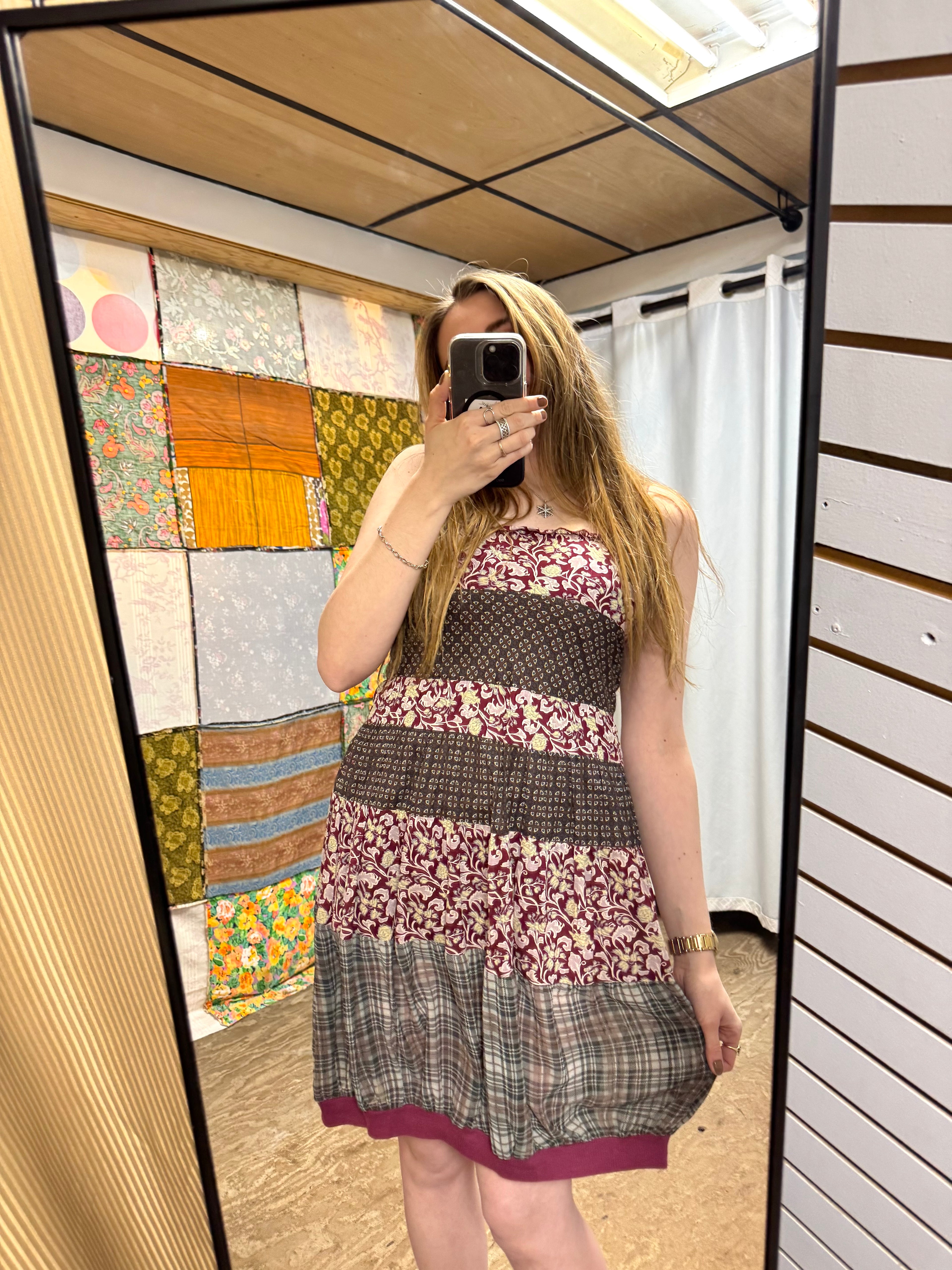 Robe Cop Copine à Motifs