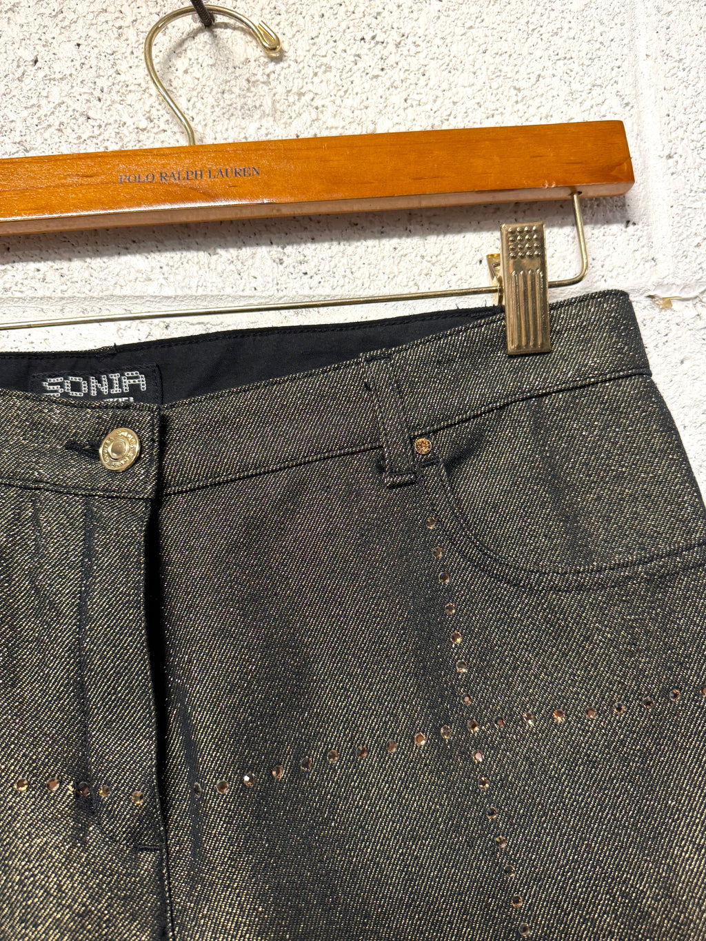 Jeans paillette Sonia Rykiel