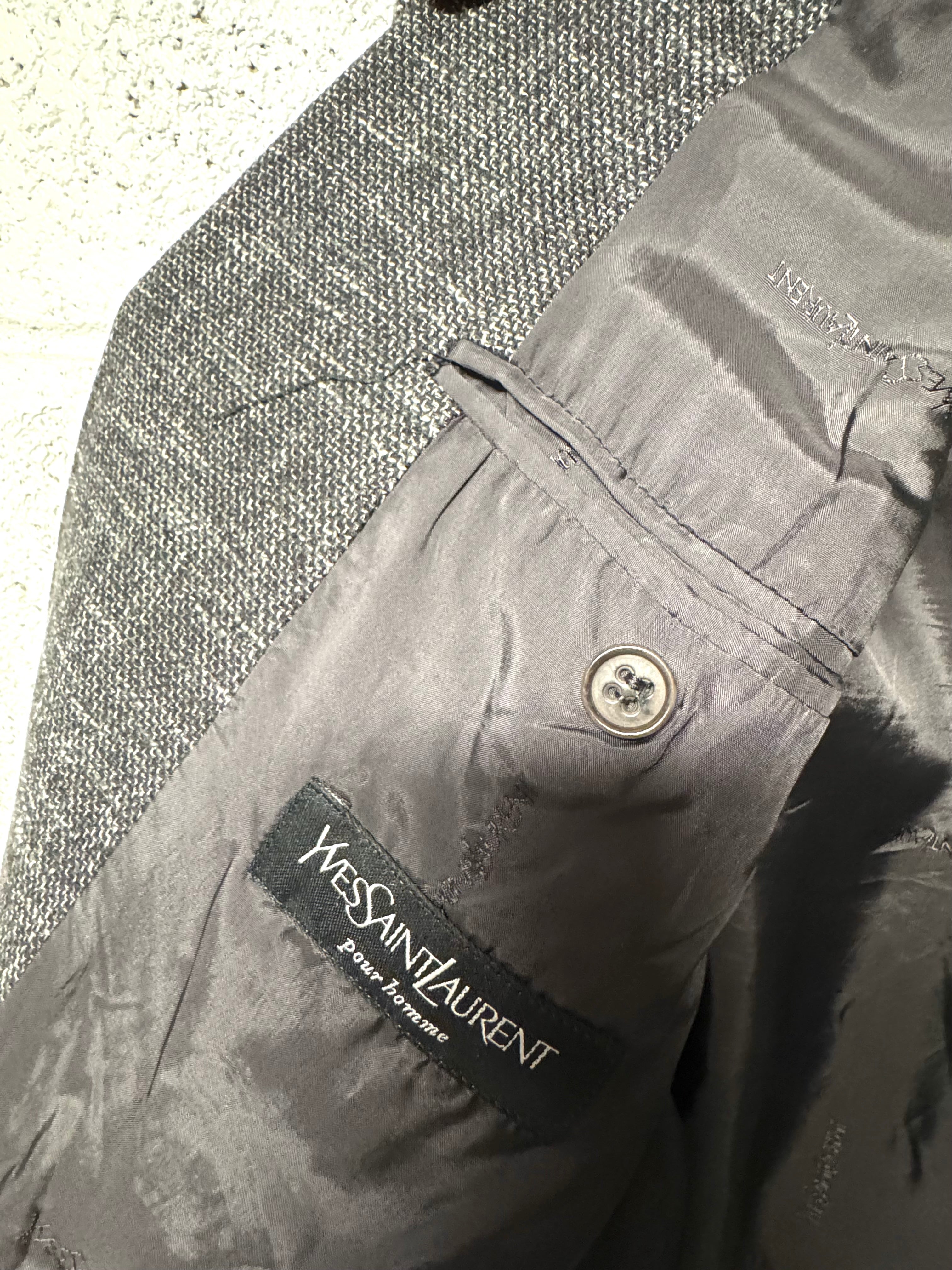 Blazer gris Yves Saint-Laurent