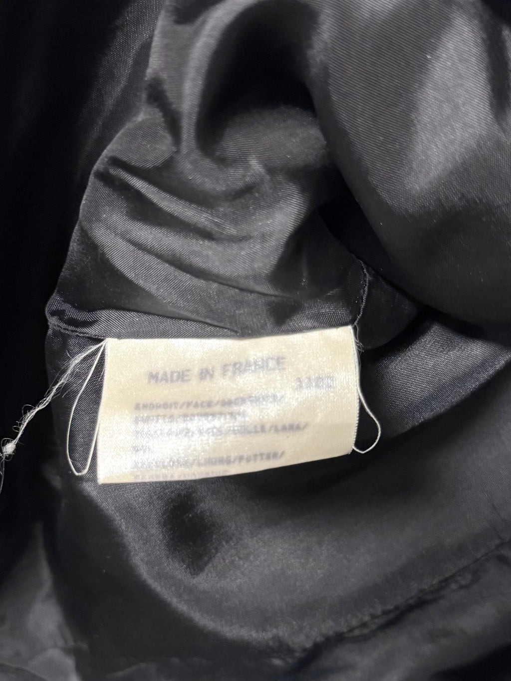 Veste noir et dorée Weill Paris