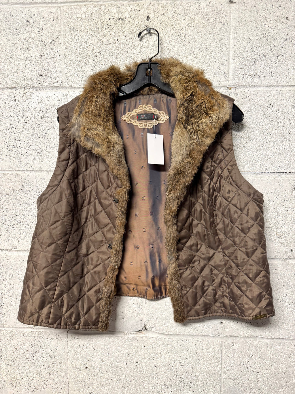 Gilet marron Dismero Y2K