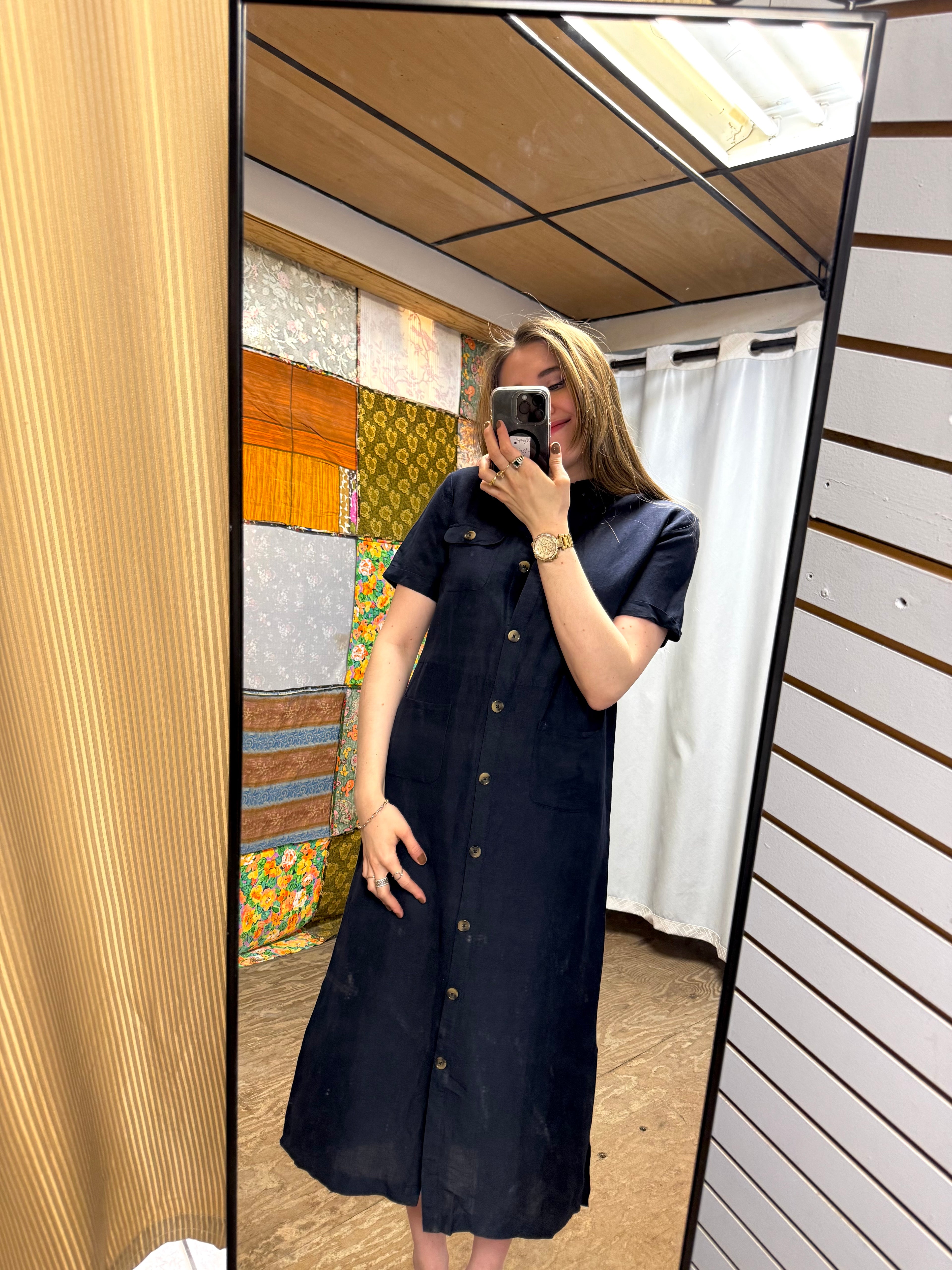Robe Bleu Marine Jodhpur