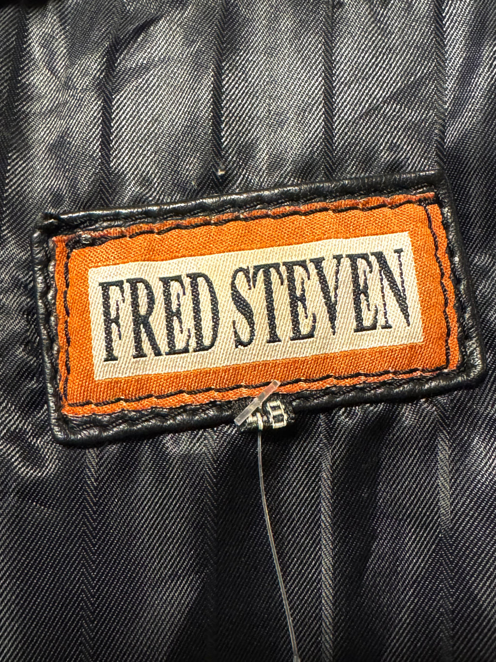 Veste en cuir Fred Steven