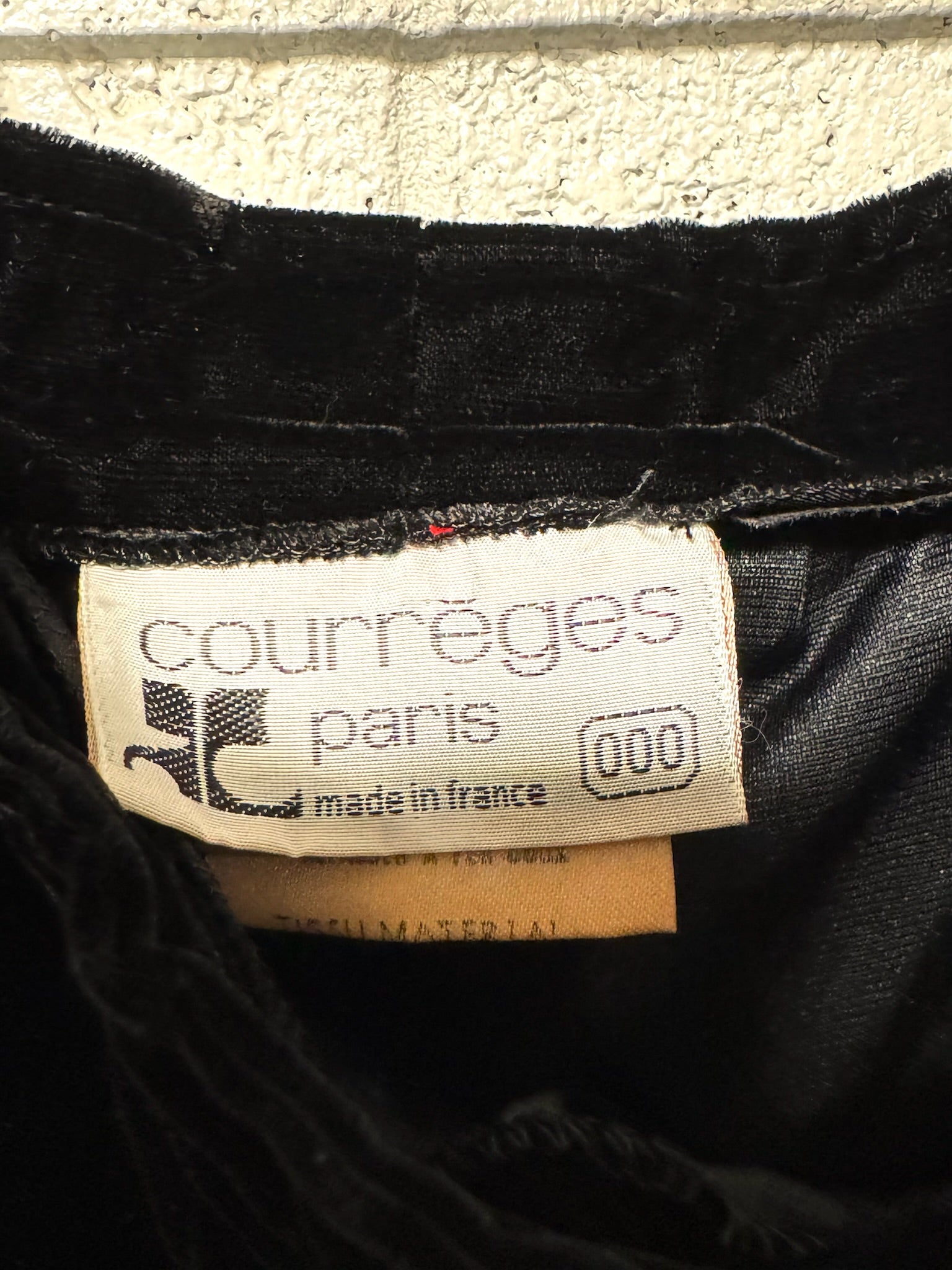 Pantalon velour courreges