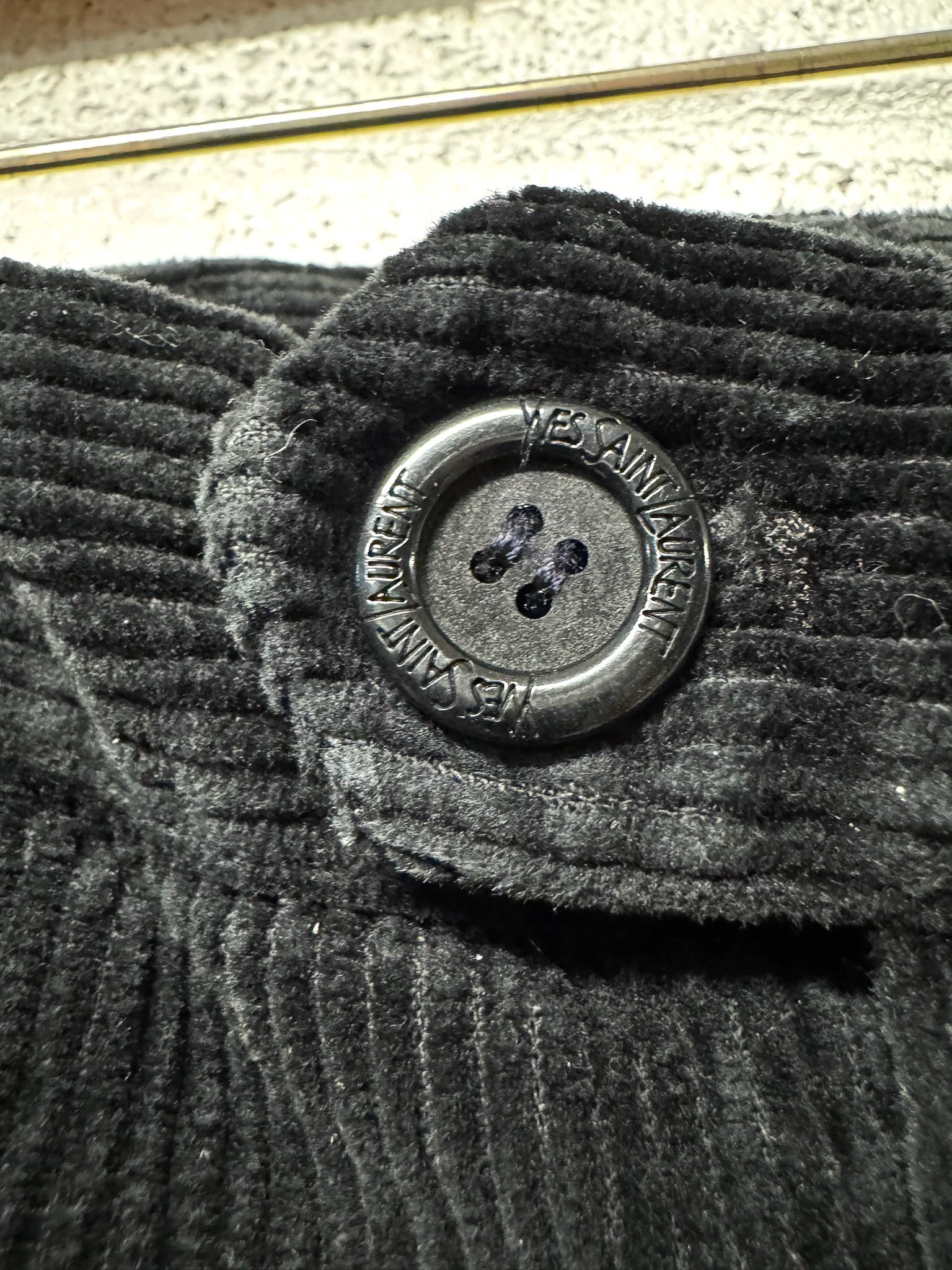 Pantalon velour Yves Saint Laurent