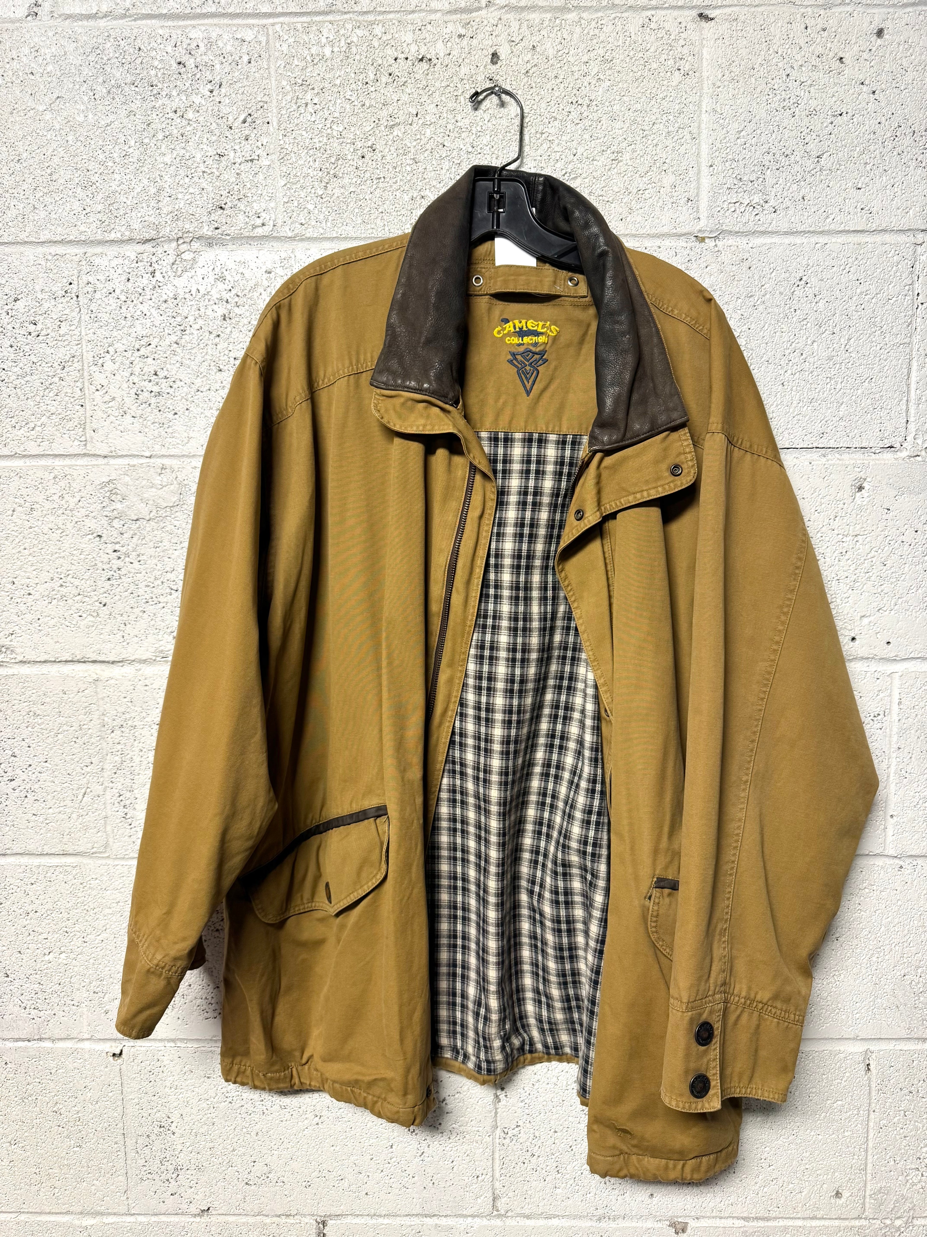 Veste Camel’s Collection Couleur Ambre Années 80