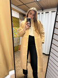 Manteau beige long hiver
