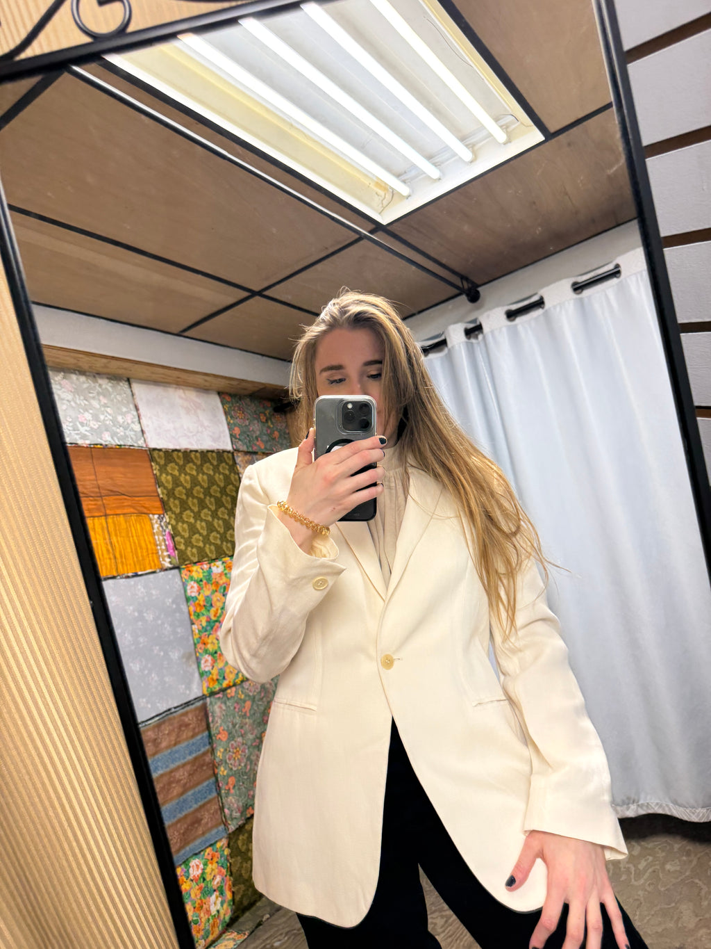 Veste blanc cassé Emporio Armani