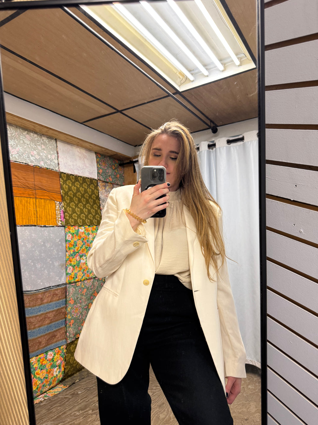 Veste blanc cassé Emporio Armani