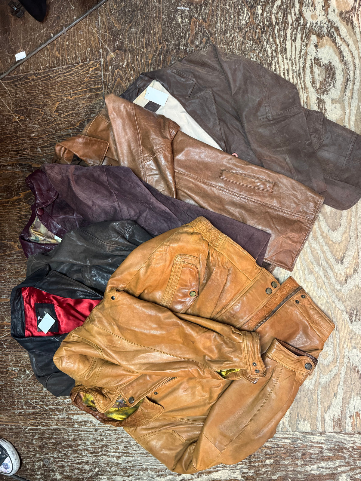 Lot de Vestes en Cuir