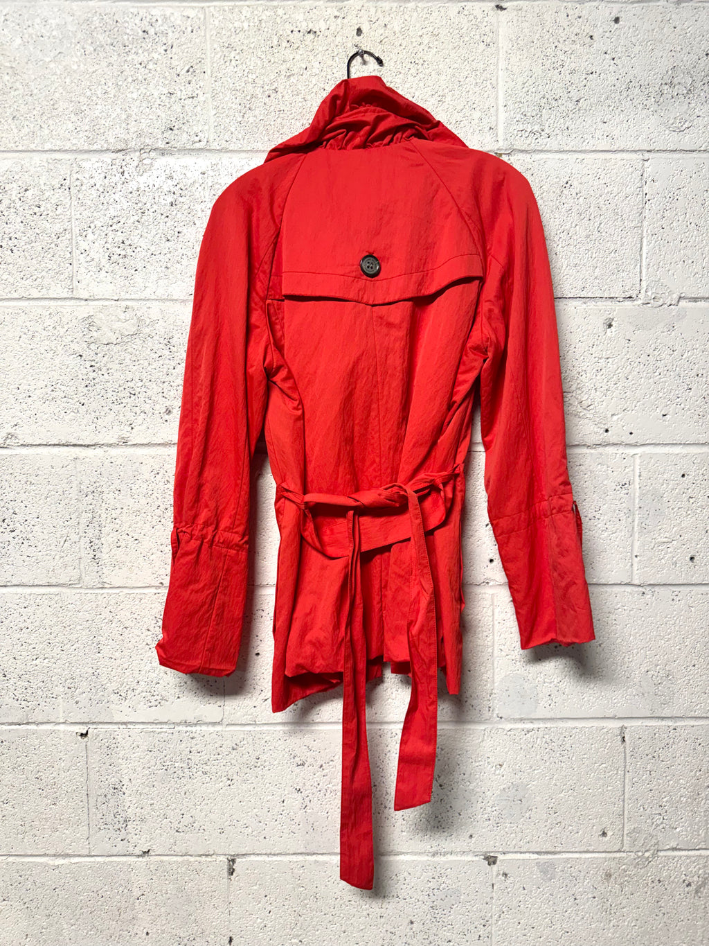 Manteau coupe vent rouge Beaumont Amsterdam