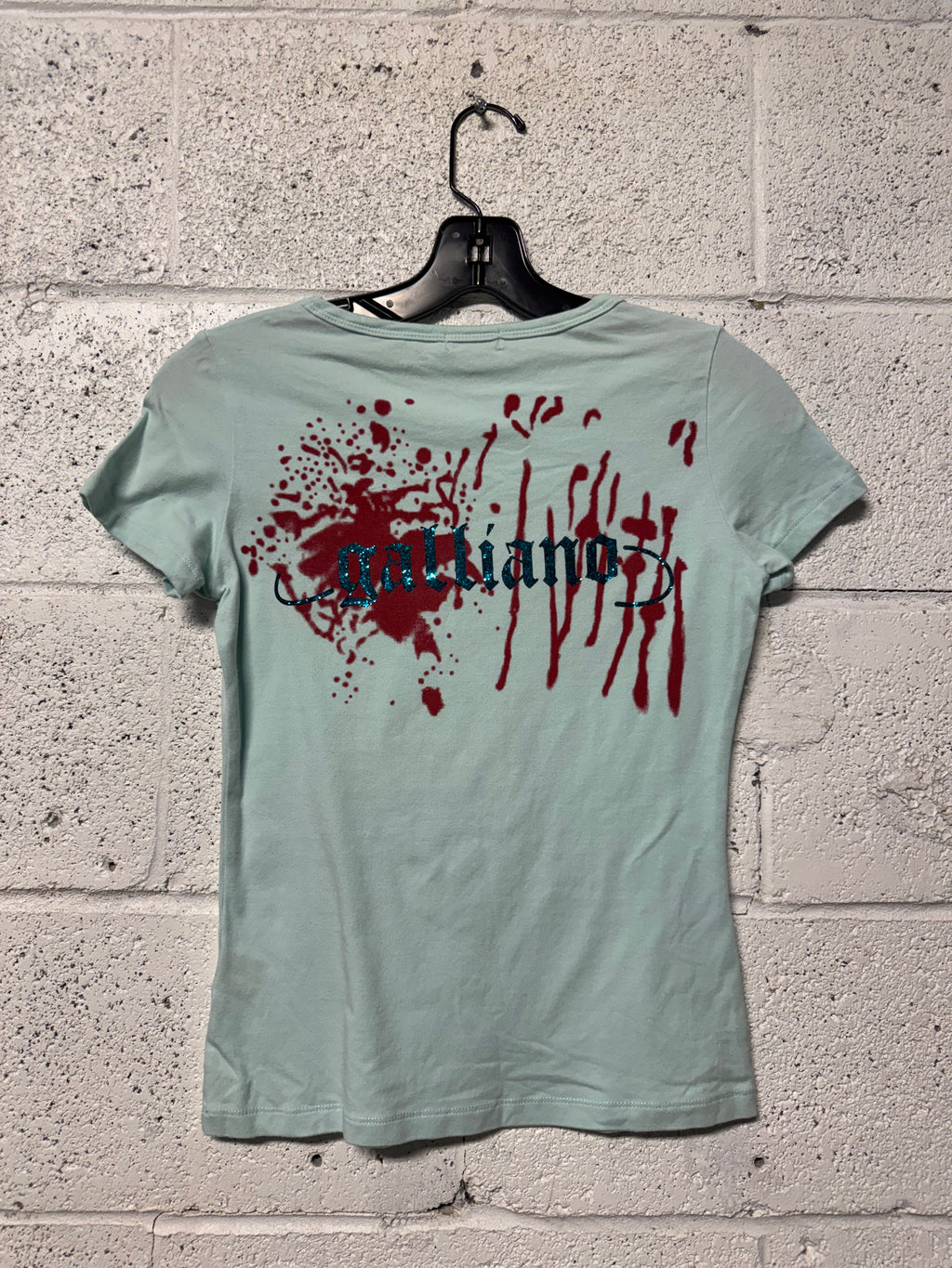 T-Shirt bleu Galiano Y2K