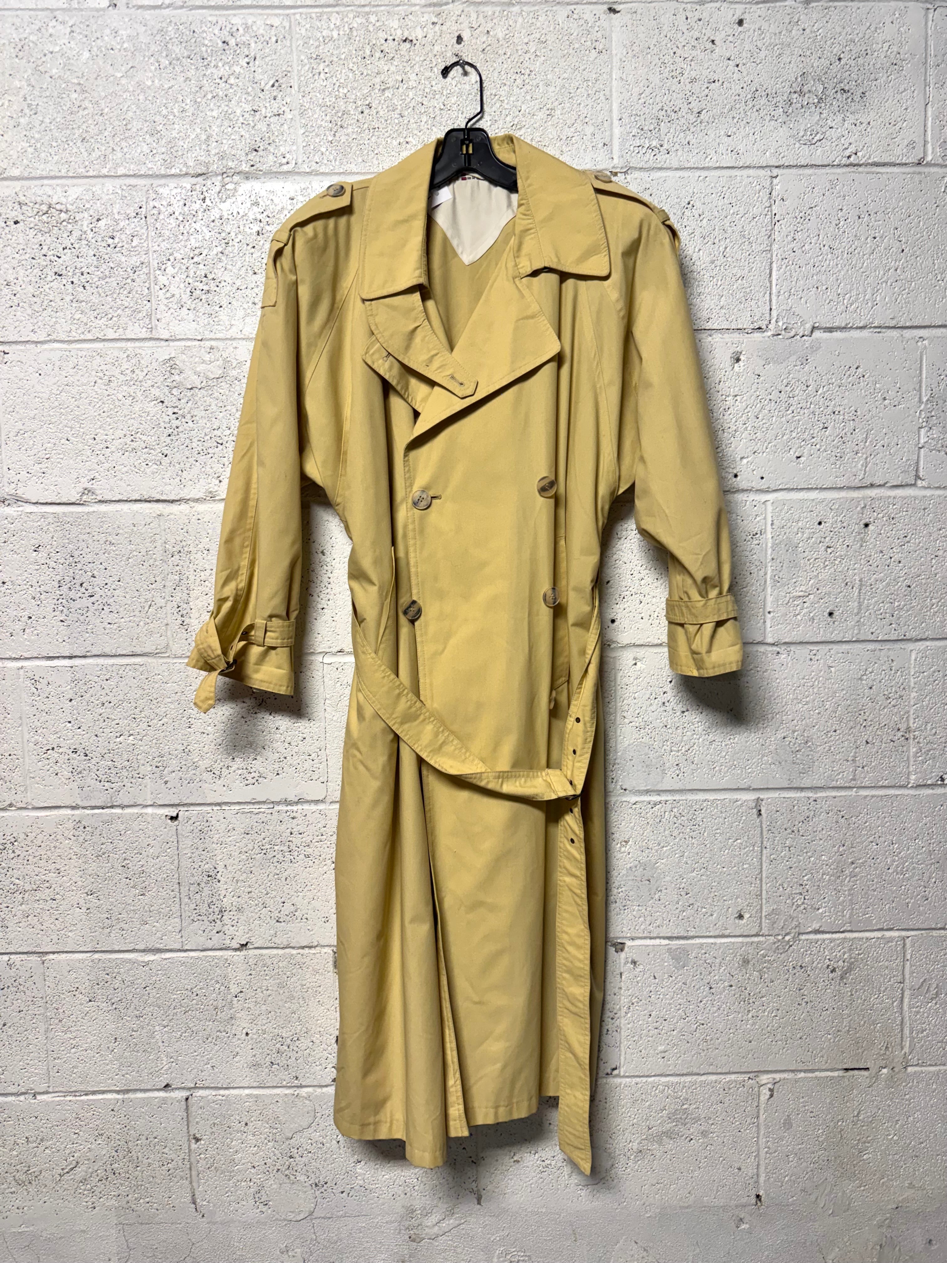 Imperméable Jaune Années 80