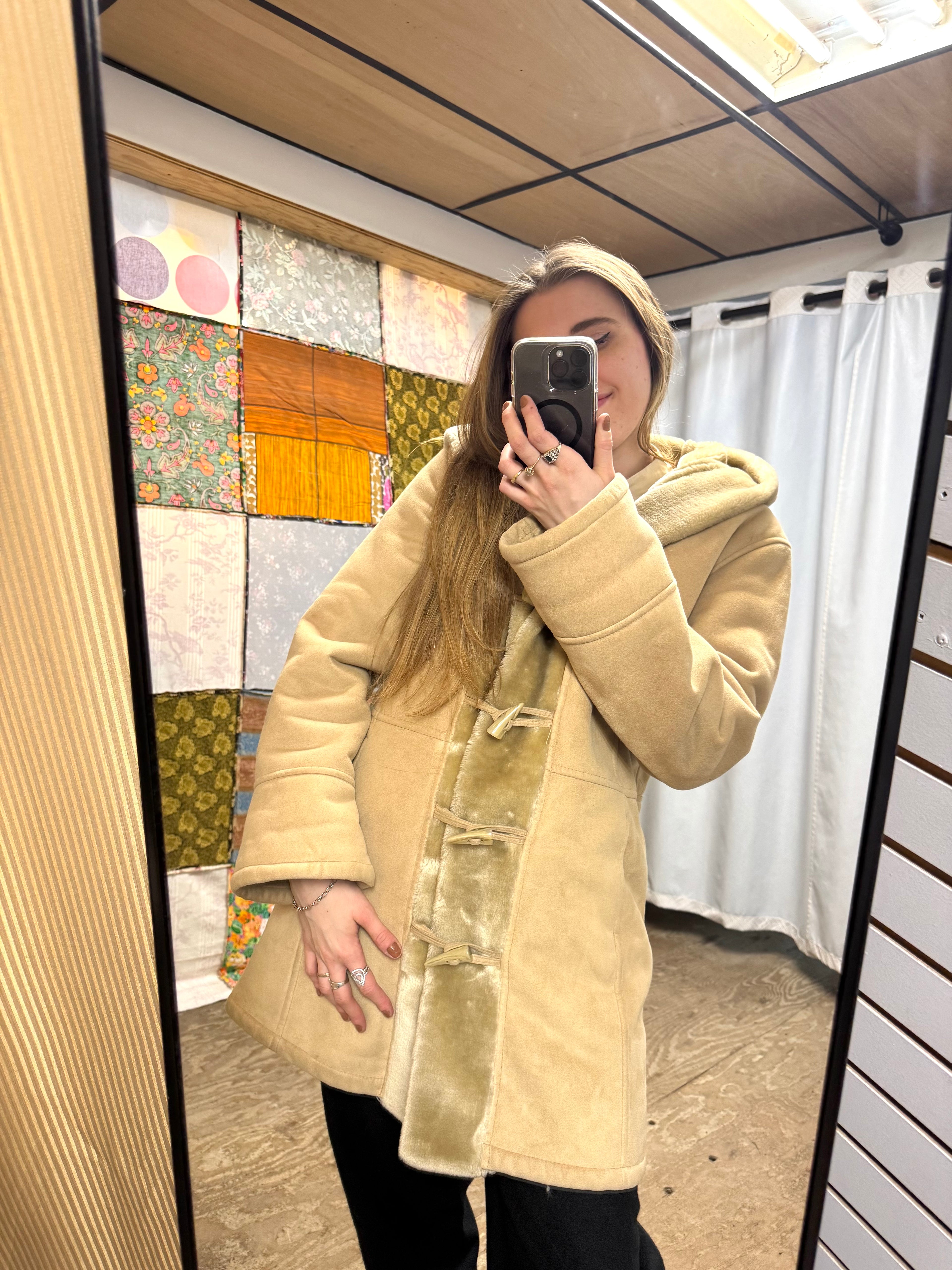 Manteau 1un2deux3trois Beige Années 90