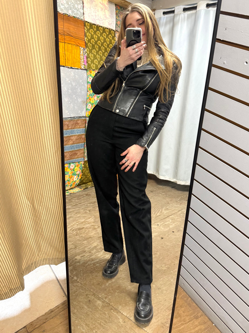 Veste en Cuir  Zara