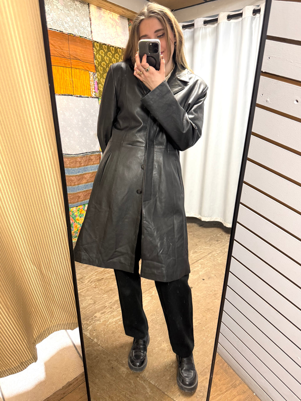 Veste en cuir Fred Steven