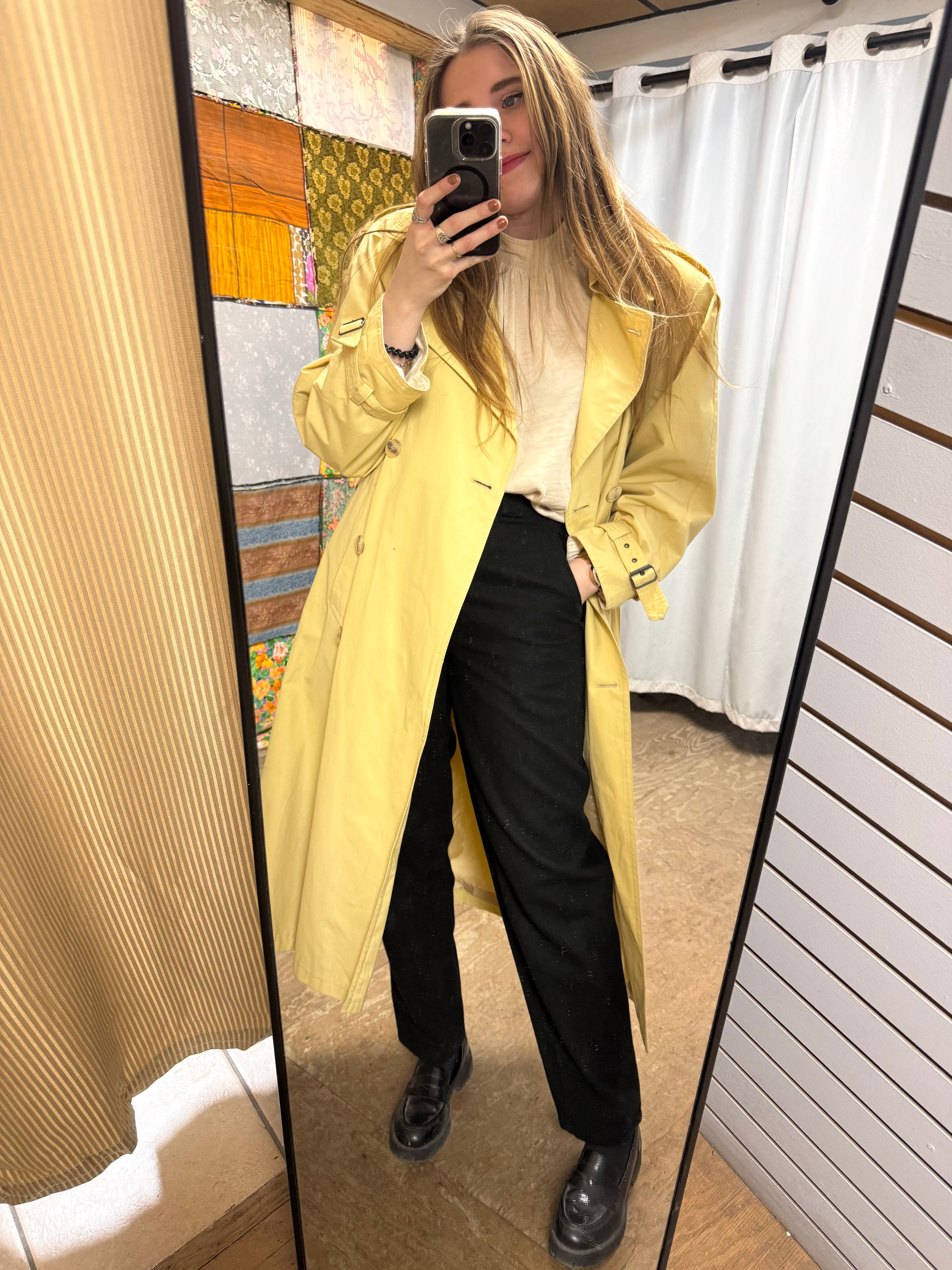 Imperméable Jaune Années 80