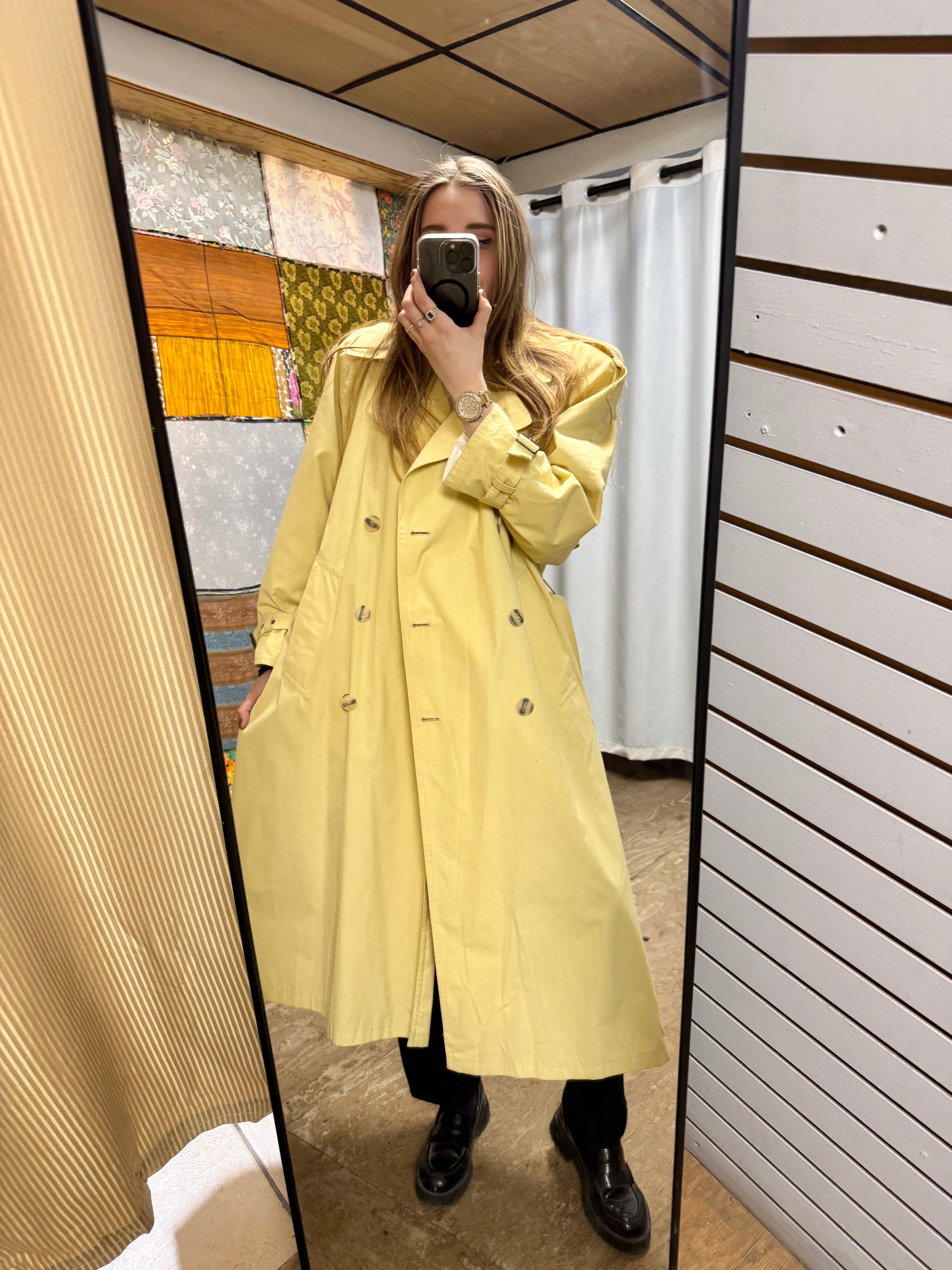 Imperméable Jaune Années 80