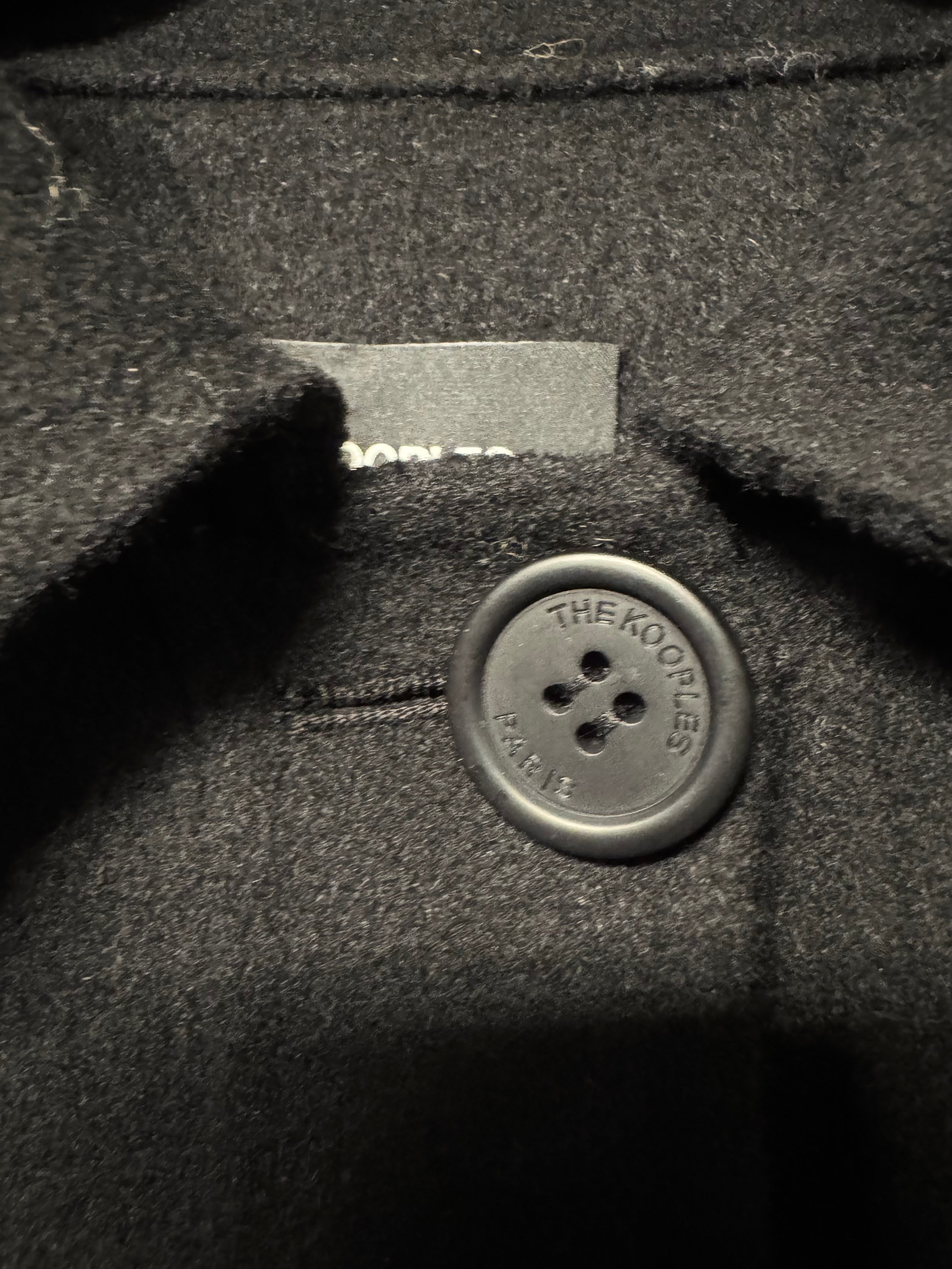 Veste Effet Poncho The Kooples Noir