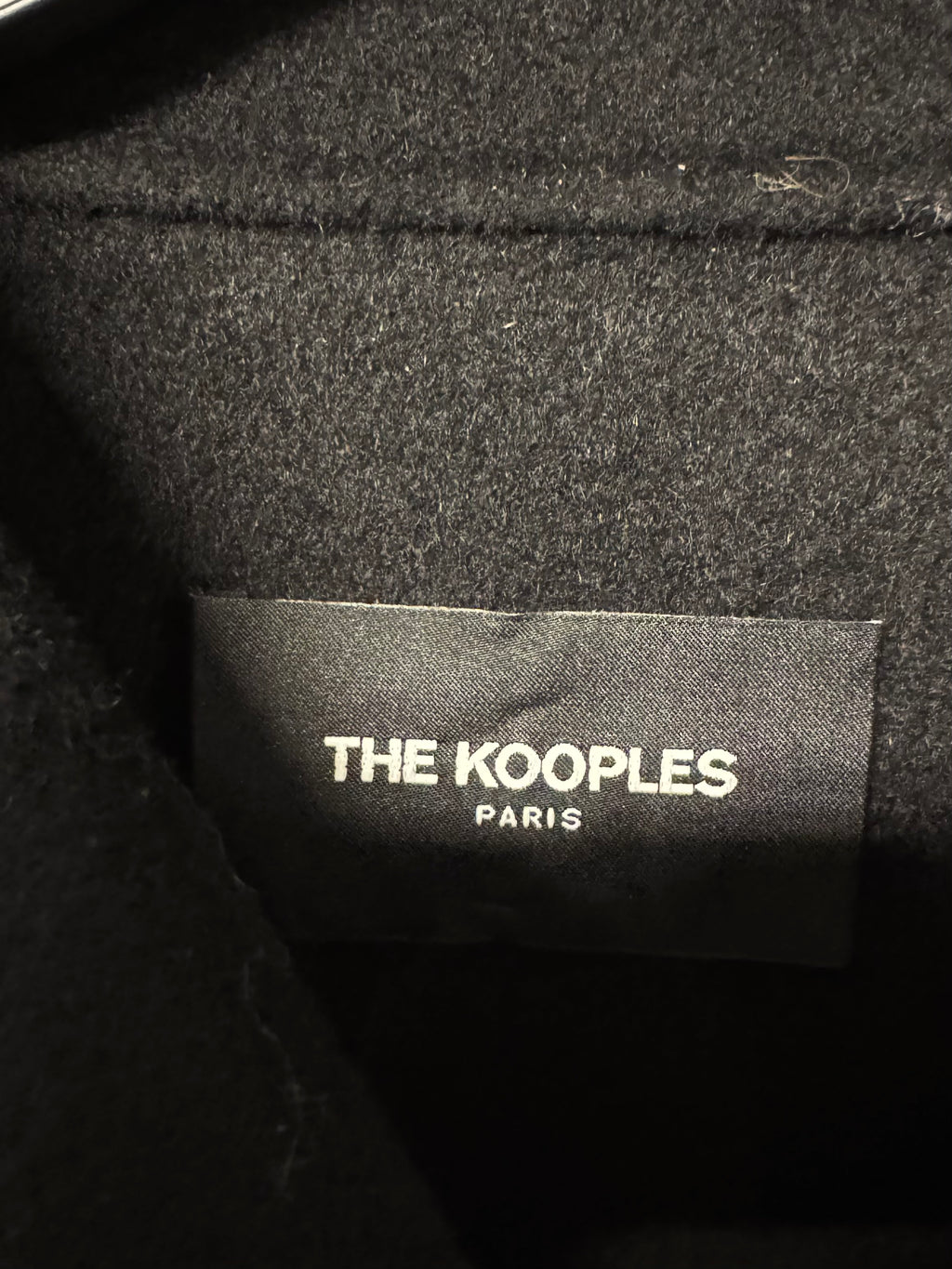 Veste Effet Poncho The Kooples Noir