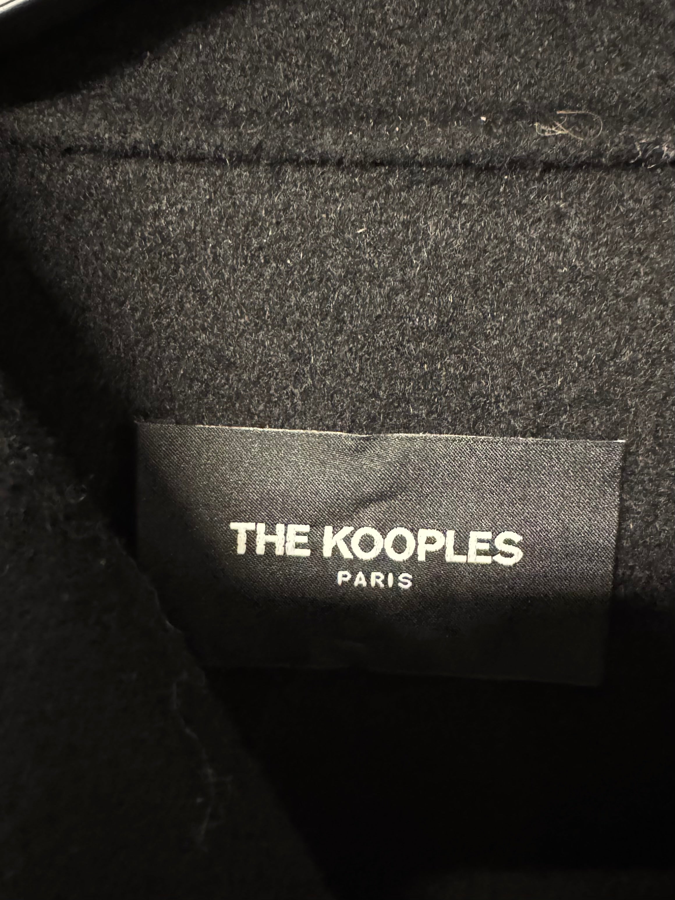 Veste Effet Poncho The Kooples Noir