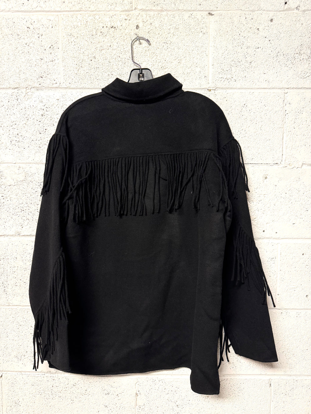 Veste Effet Poncho The Kooples Noir