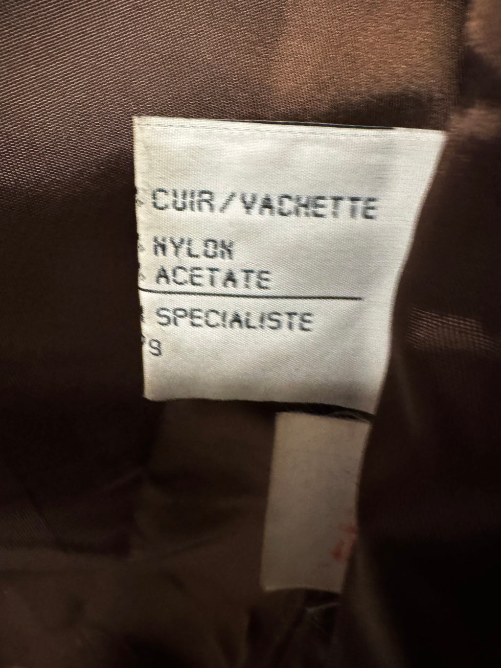 Veste en Cuir Marron C un Monde…