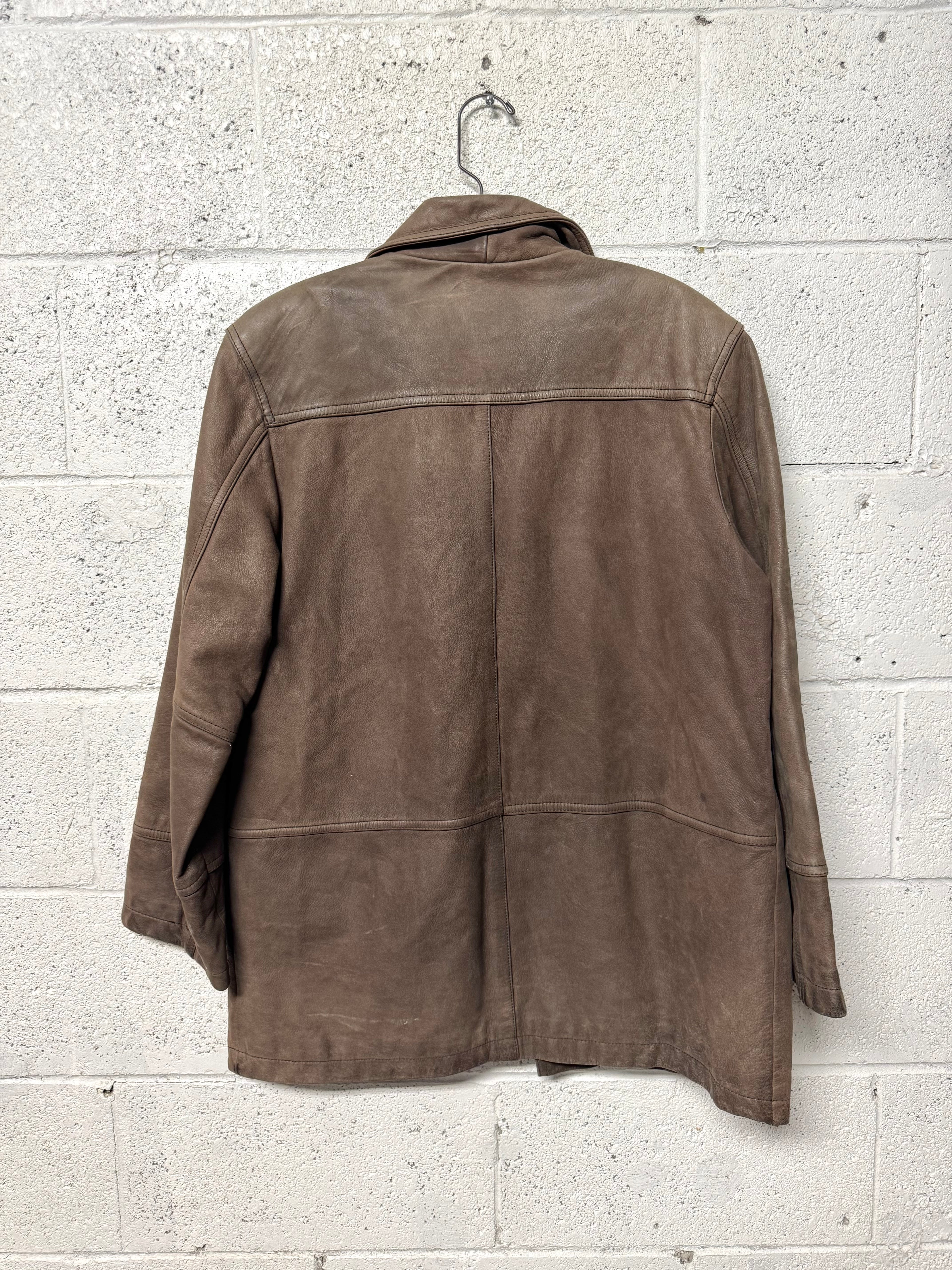 Veste en Cuir Marron C un Monde…