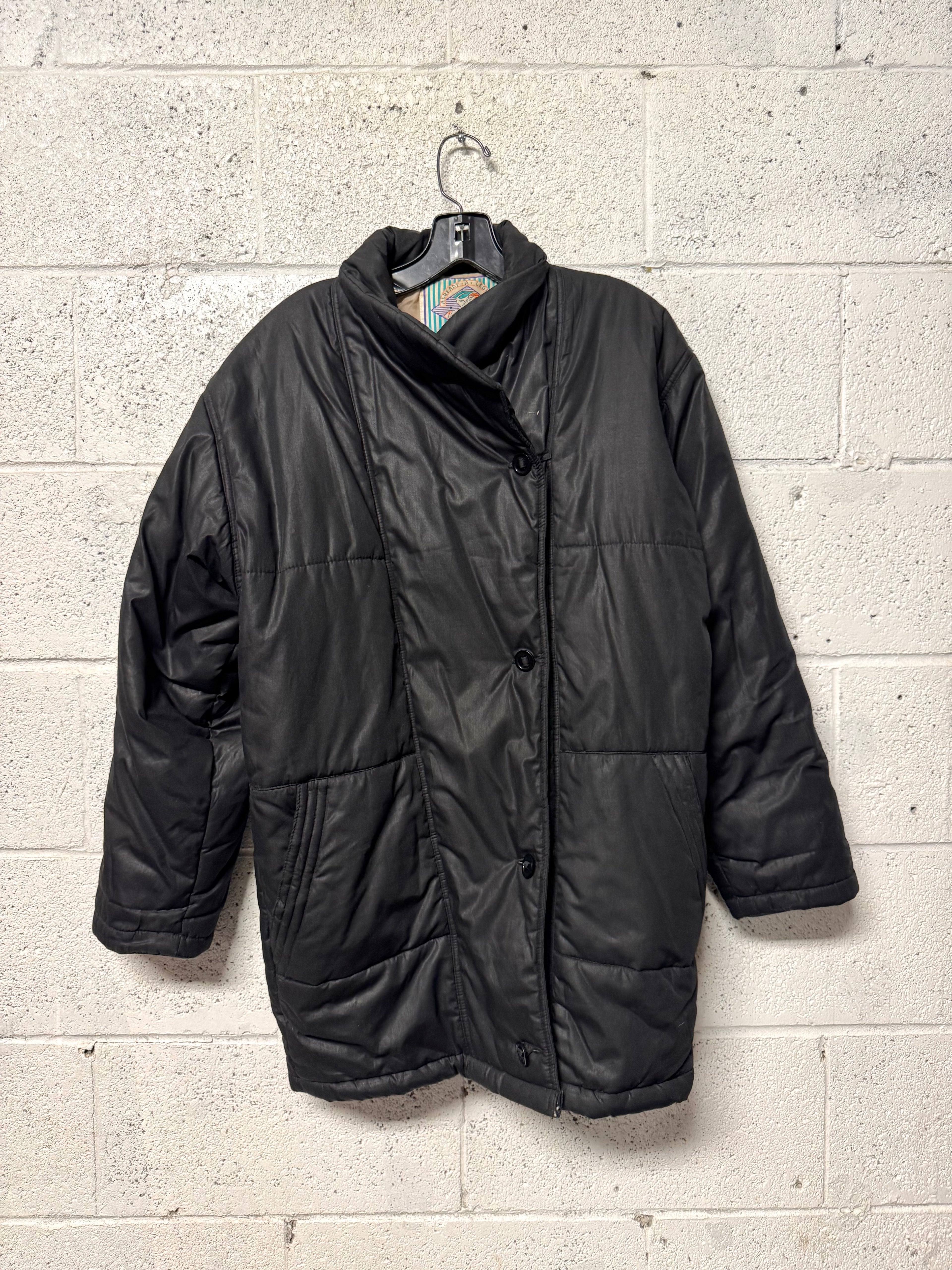 Veste Noire WishBone Années 80