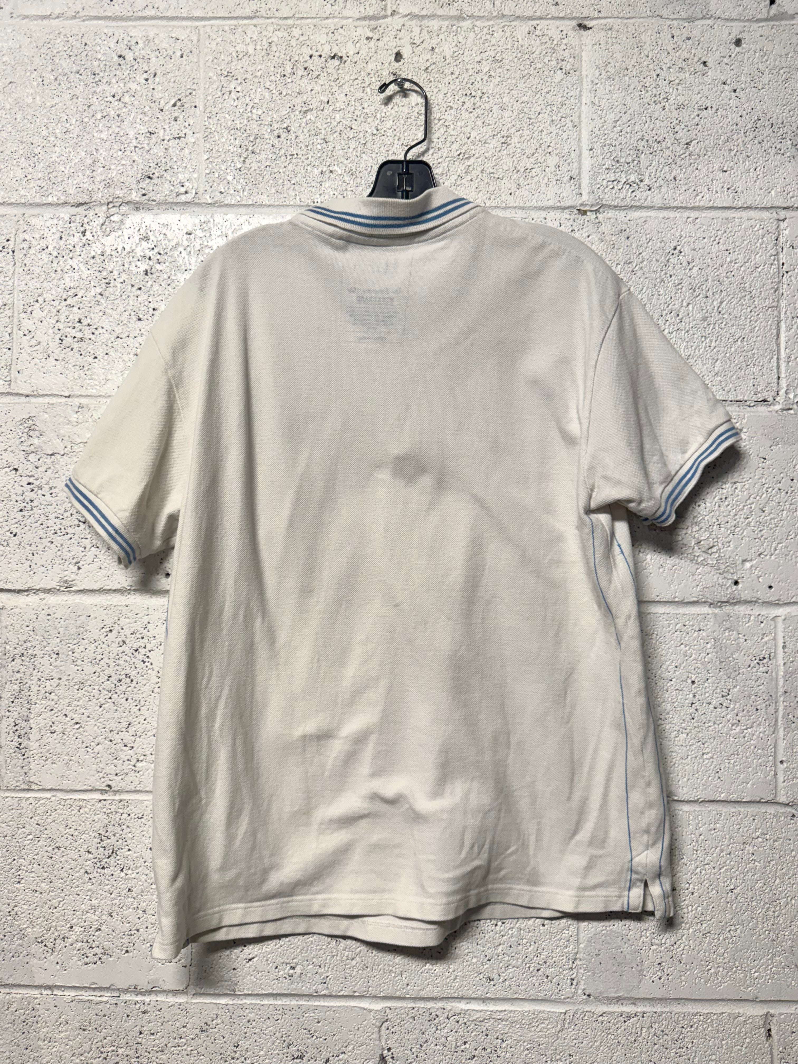 Polo MZGZ Brand Blanc Bleu