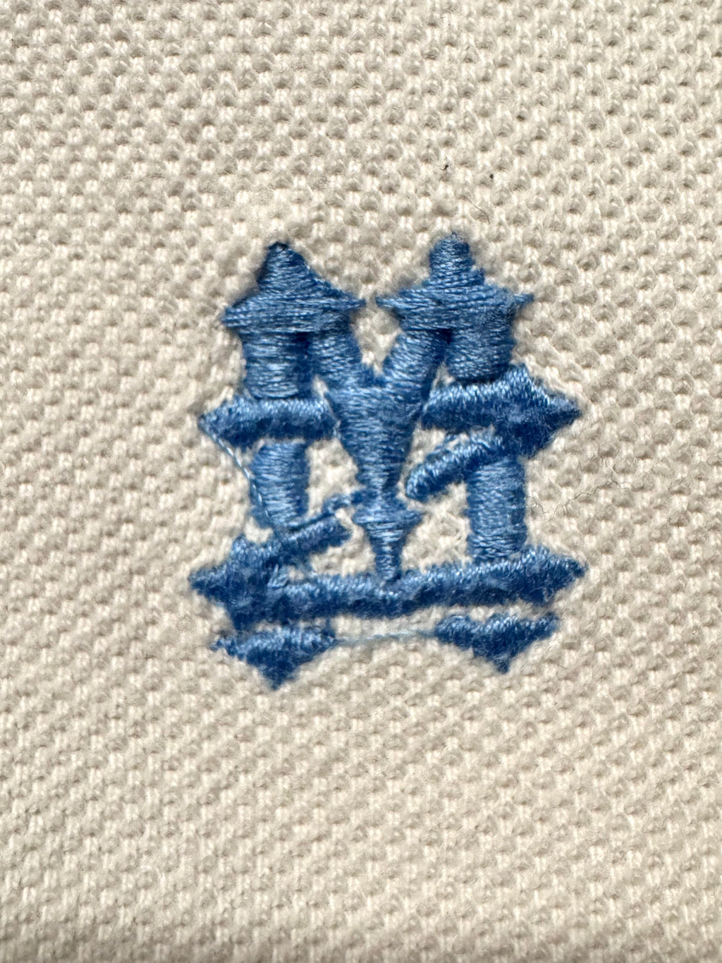 Polo MZGZ Brand Blanc Bleu