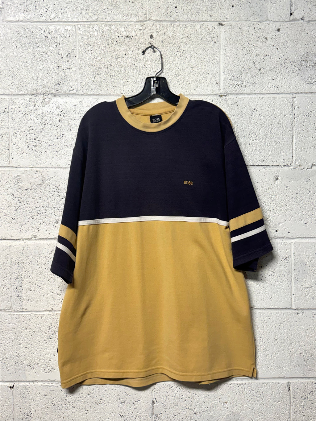 T-shirt Hugo Boss Bleu Jaune