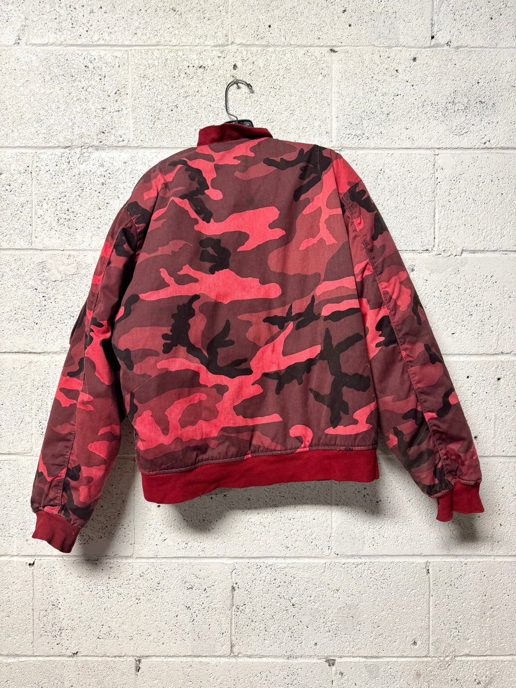 Veste Militaire Camouflage Rouge