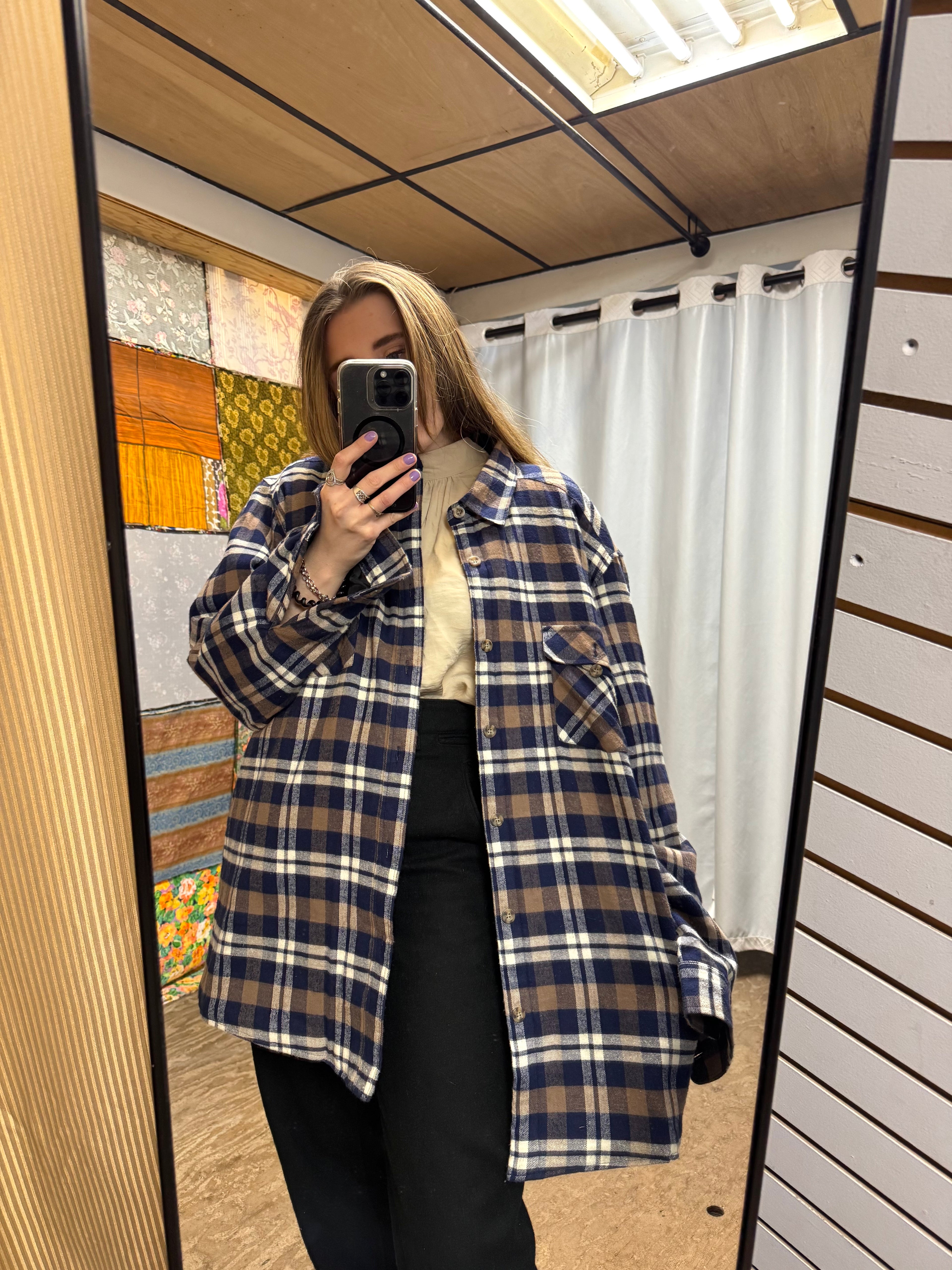 Surchemise à Carreaux Intérieur Matelassé